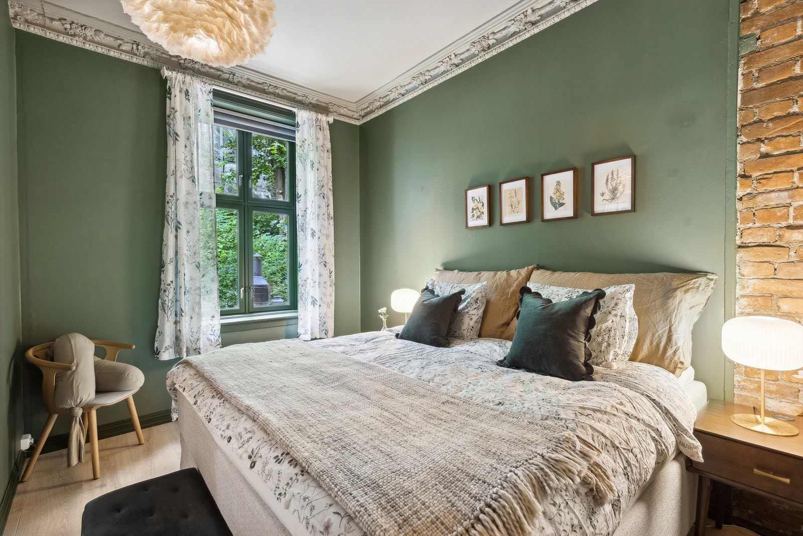 Svært stille soverom som gir en god natts søvn. Galleribilde