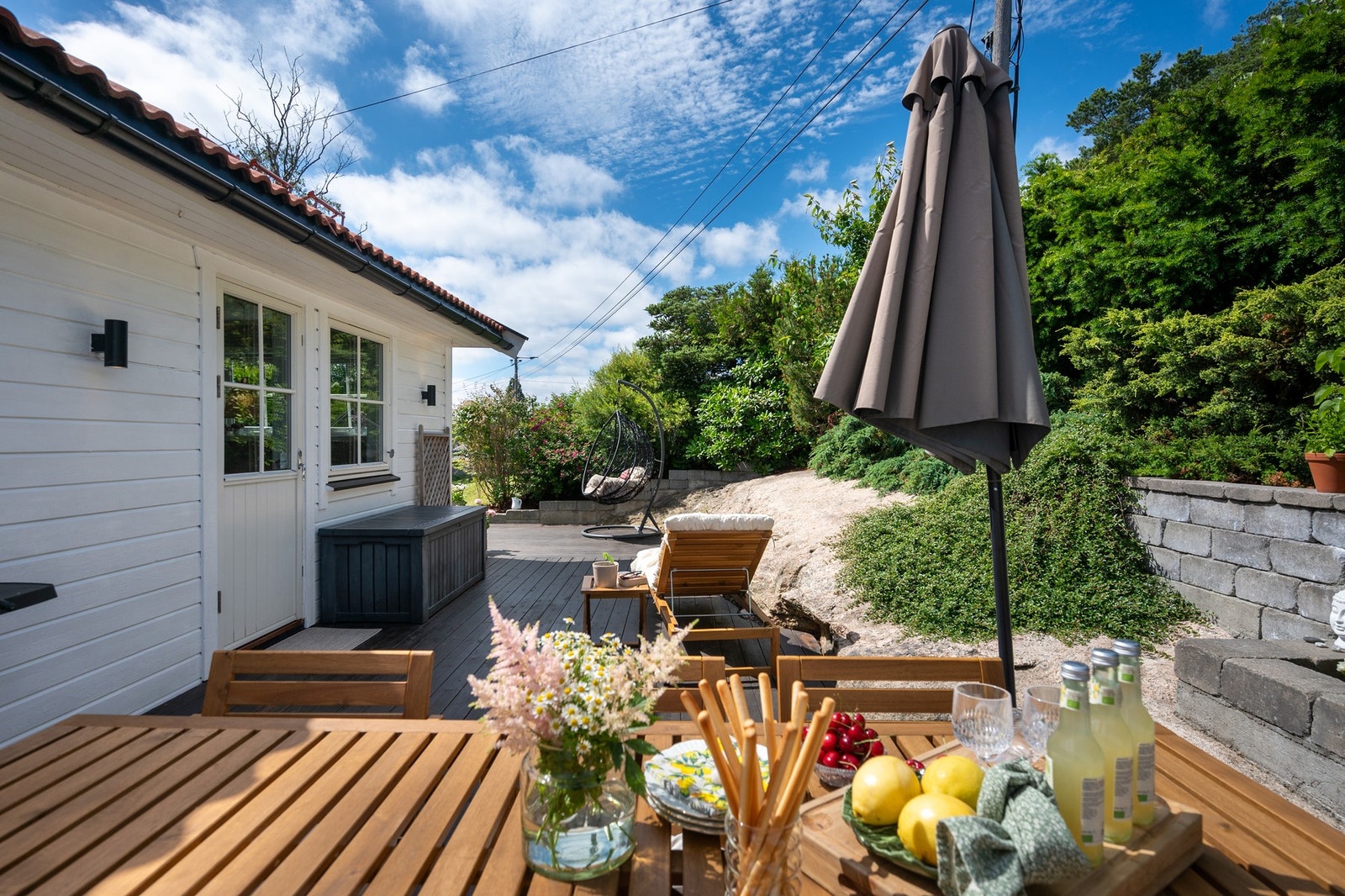 Dette er en godt opparbeidet uteplass, fritt for innsyn! Galleribilde