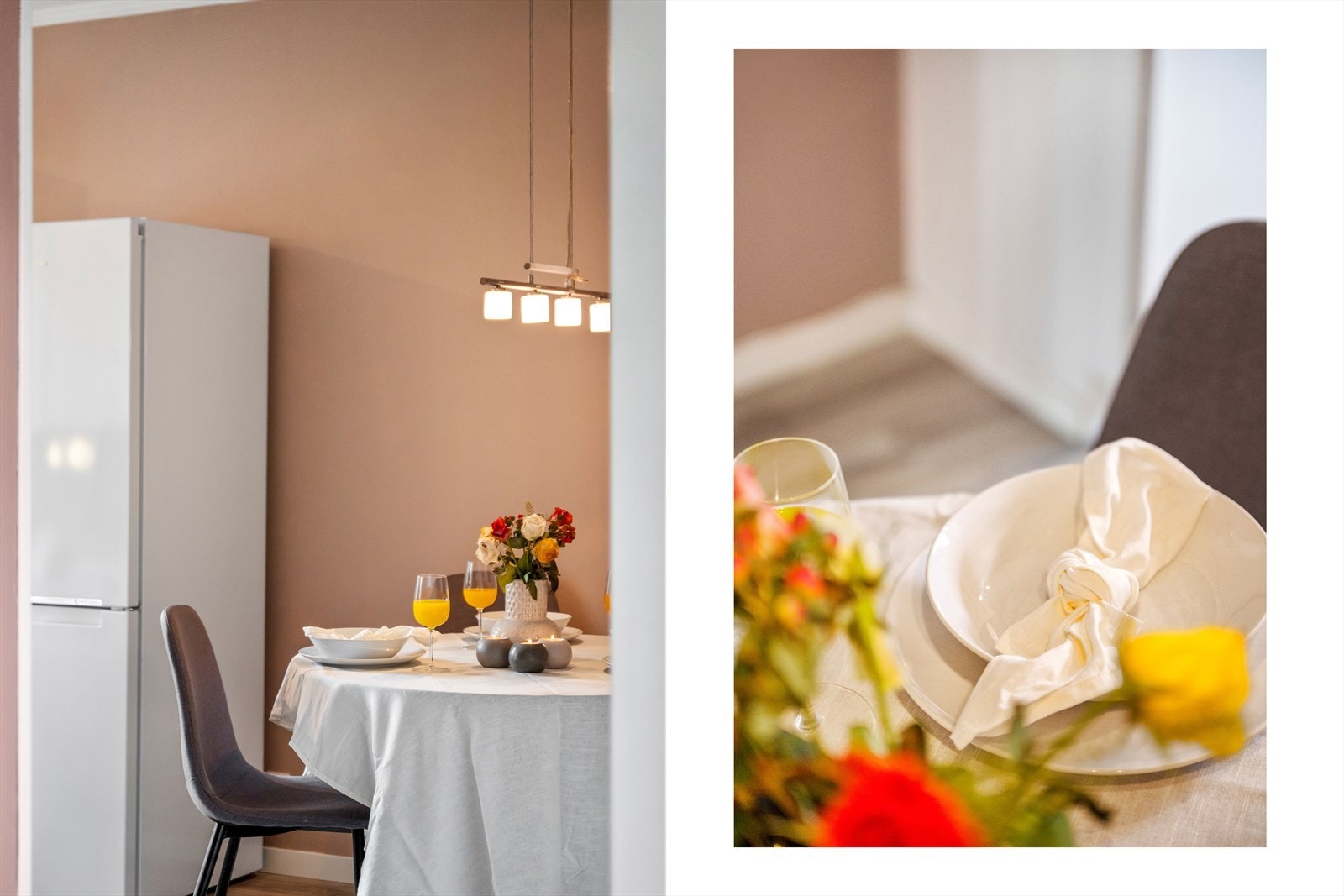 - Her er det plass til et større spisebord om ønskelig - Galleribilde