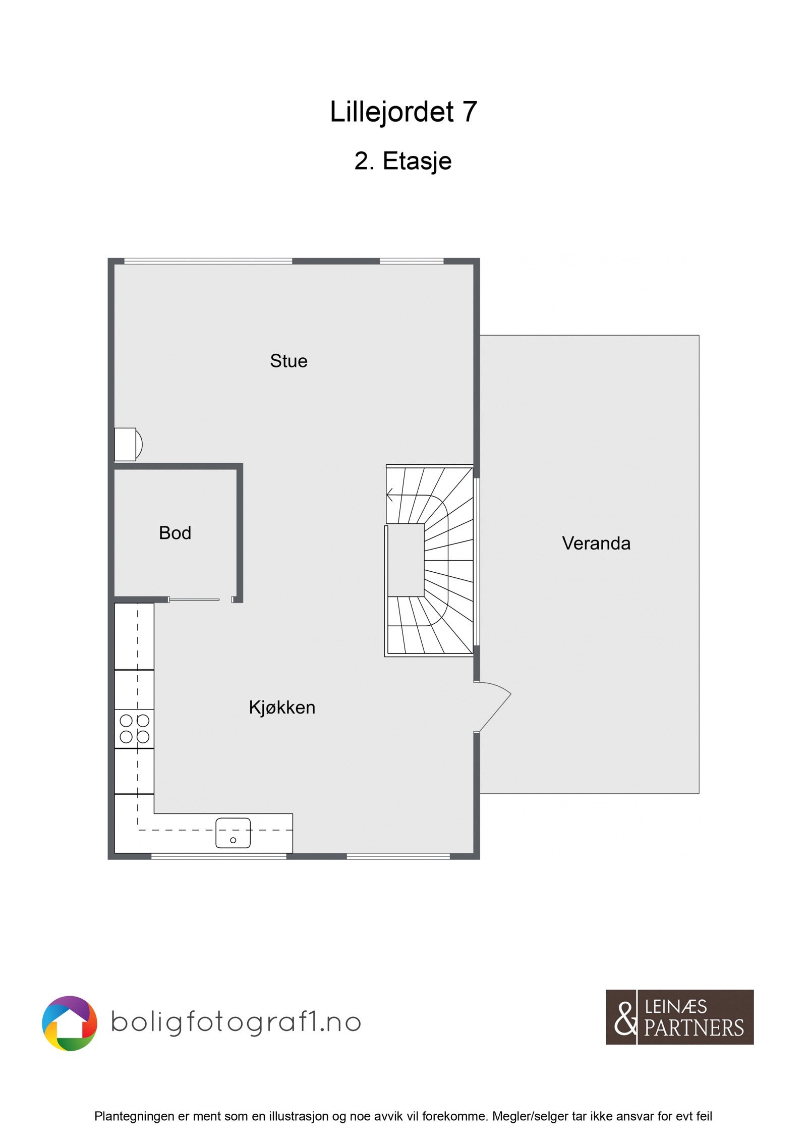 Plantegning av 2. etasje Galleribilde