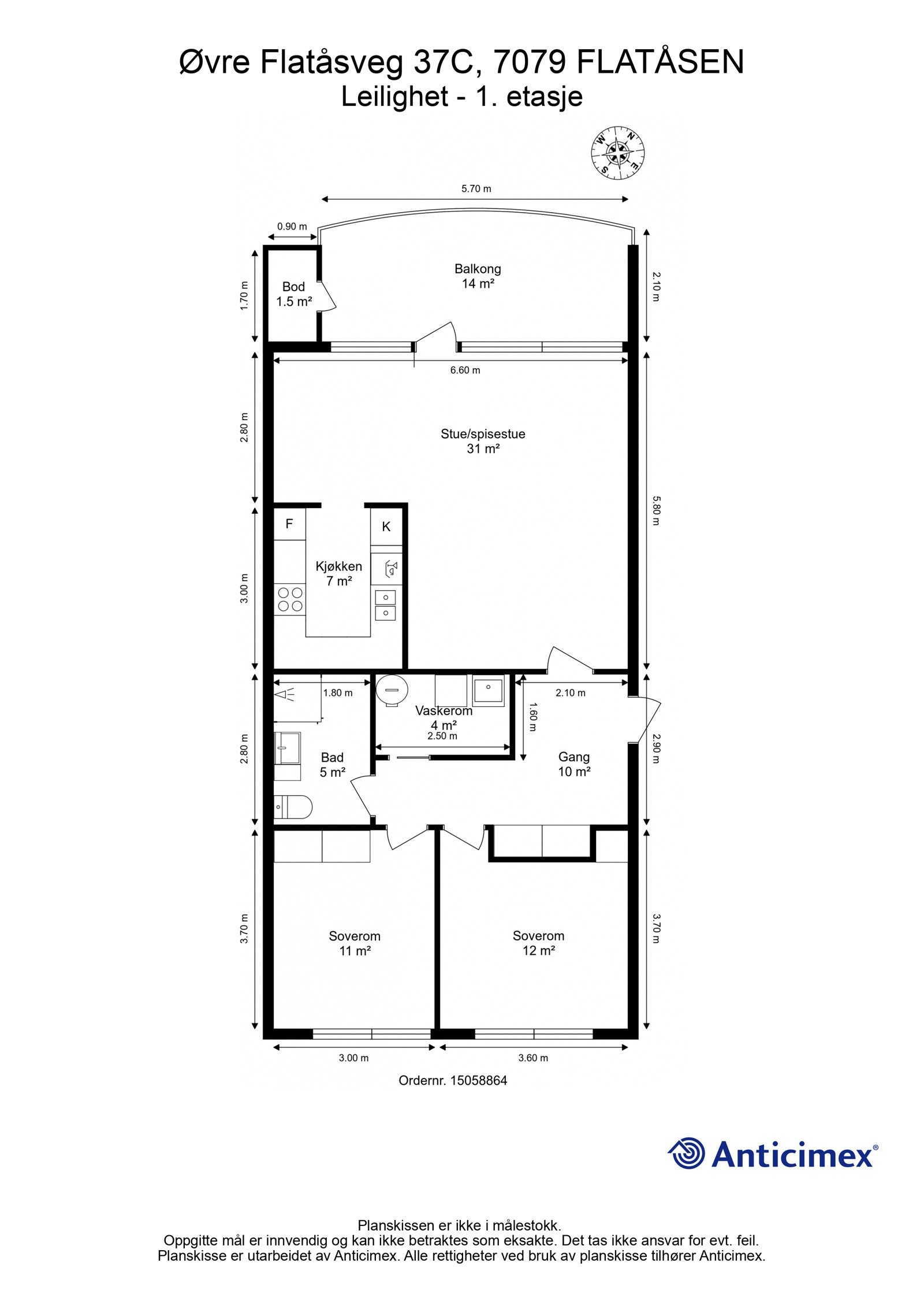 Plantegning Galleribilde