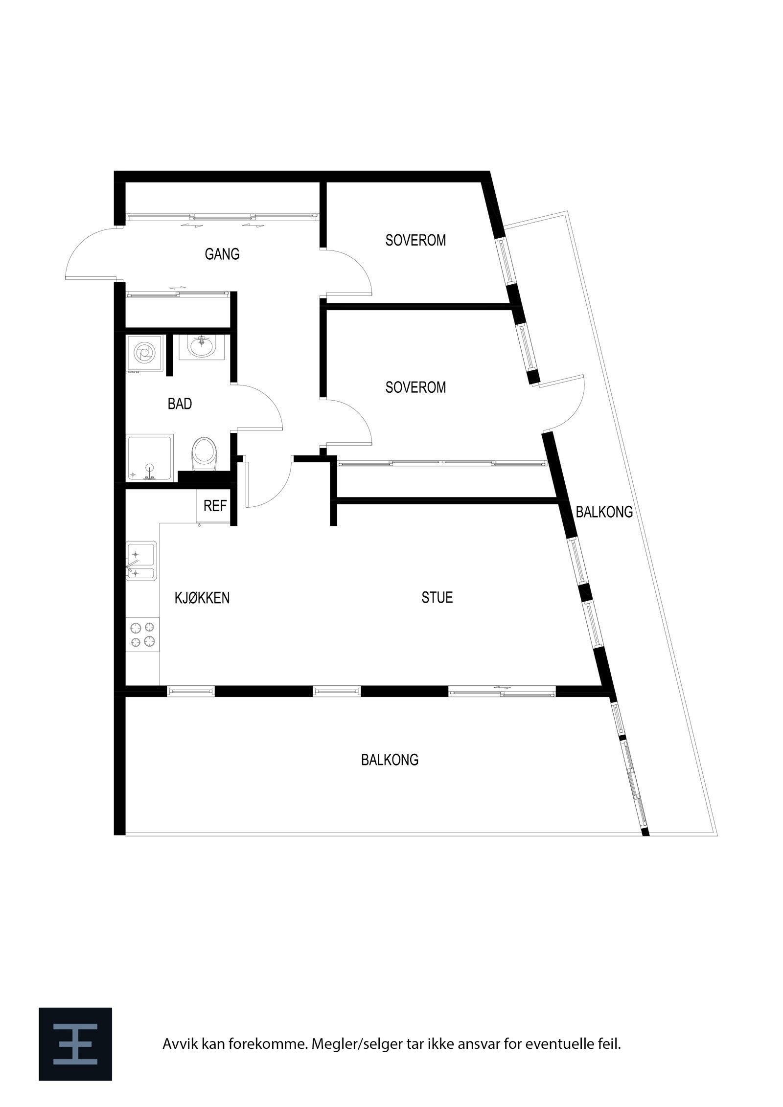 Plantegning | Jåttåvågveien 28 Galleribilde