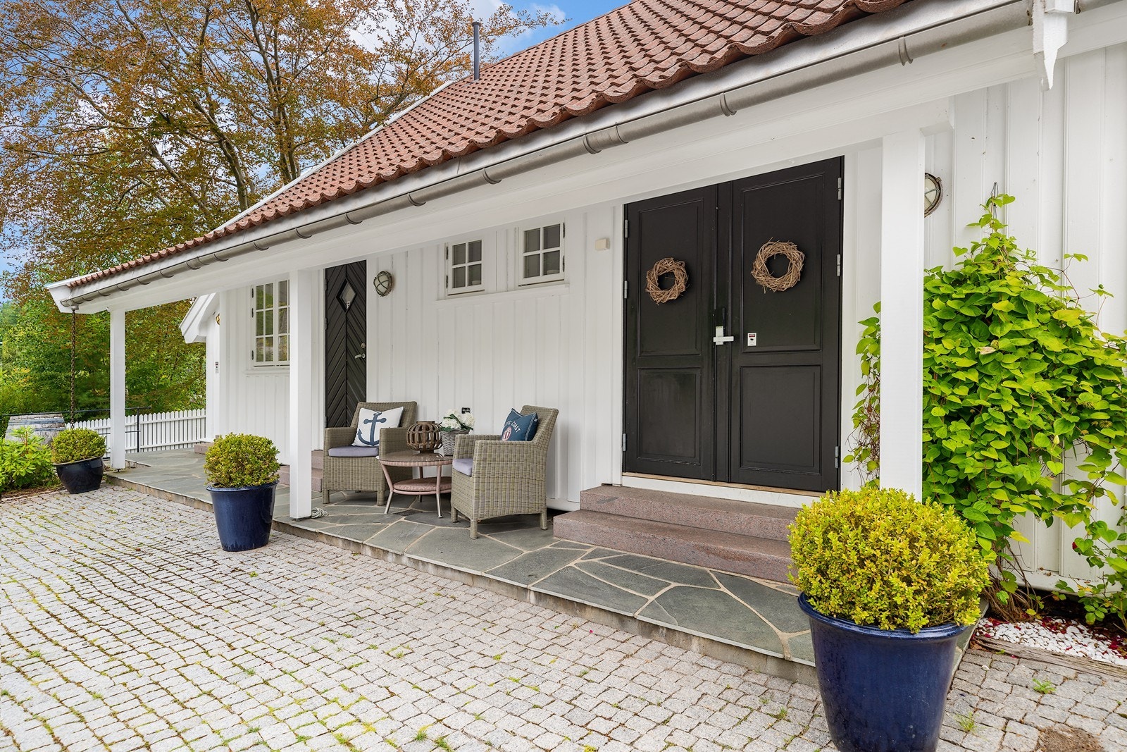 Pent inngangsparti Galleribilde