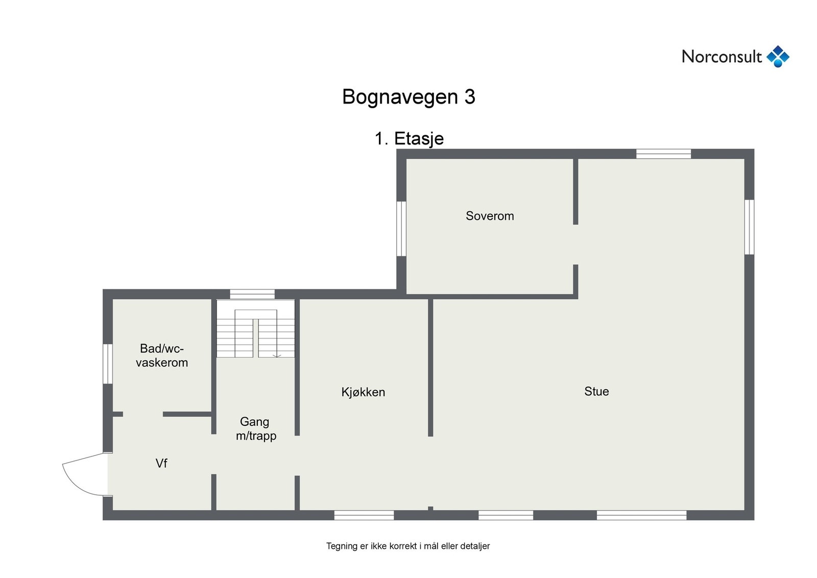Planskisse - 1.etasje Galleribilde