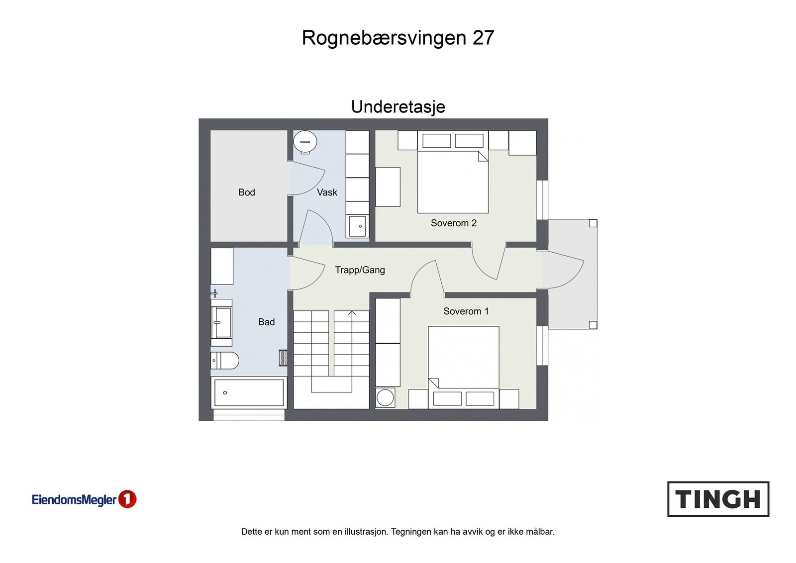 Planskisse underetasje Galleribilde