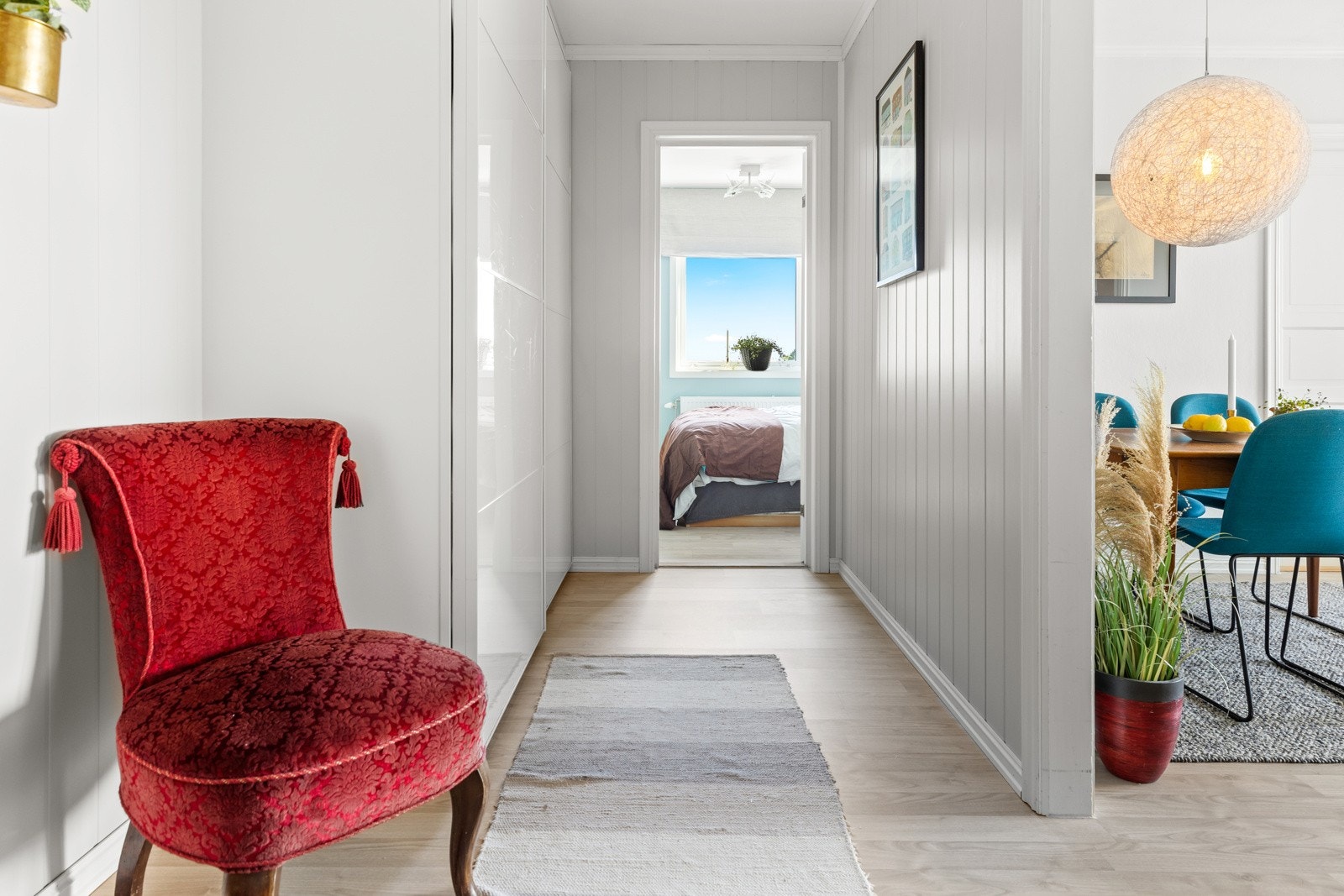 Hall mellom bad og soverom Galleribilde