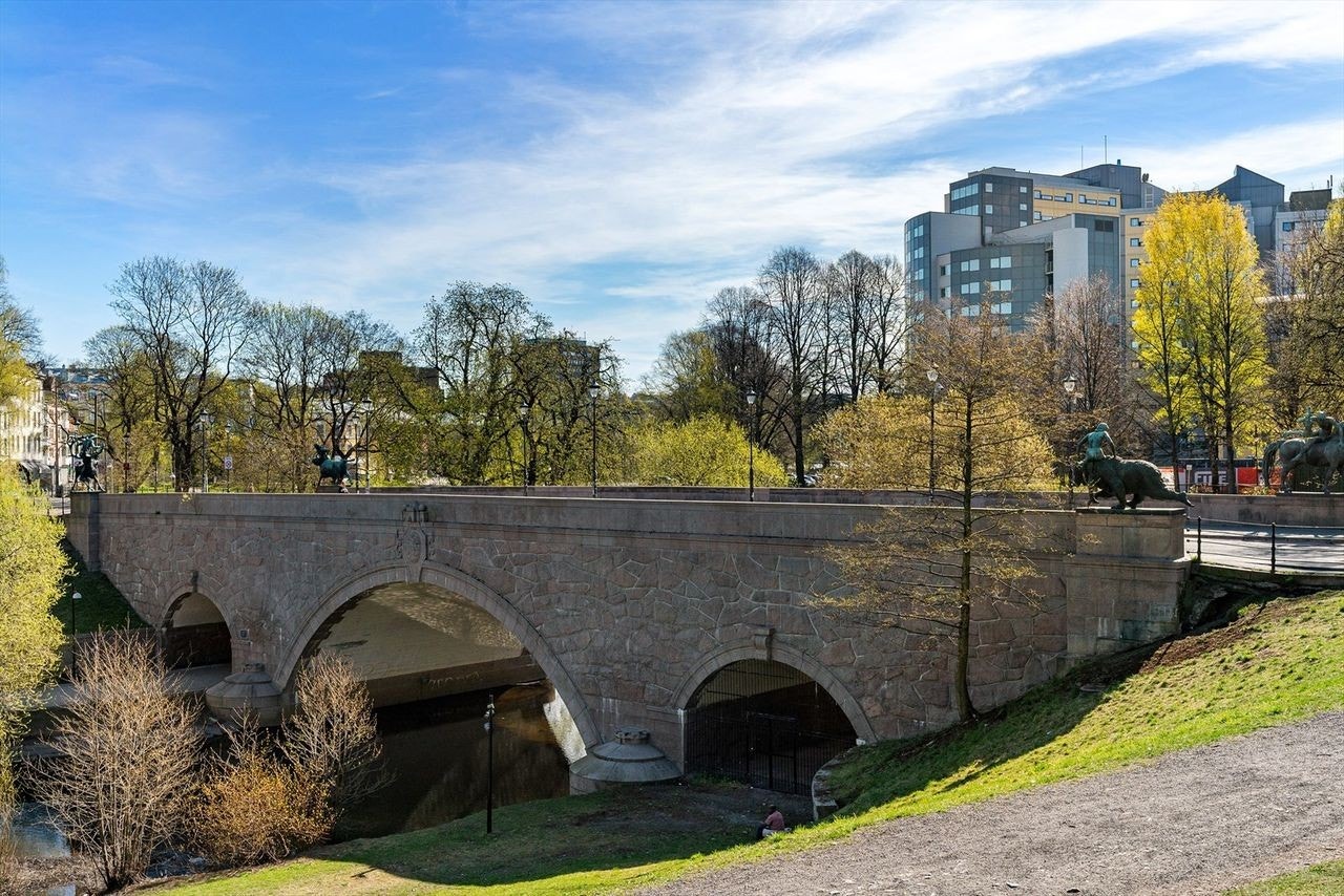 Flotte turområder langs Akerselva. Galleribilde