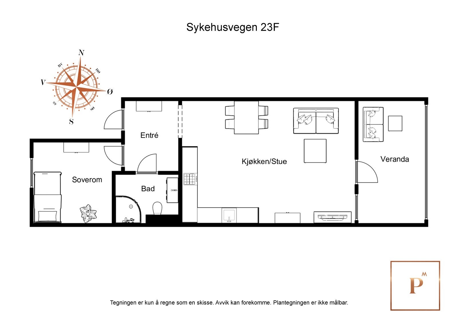 Plantegning Galleribilde