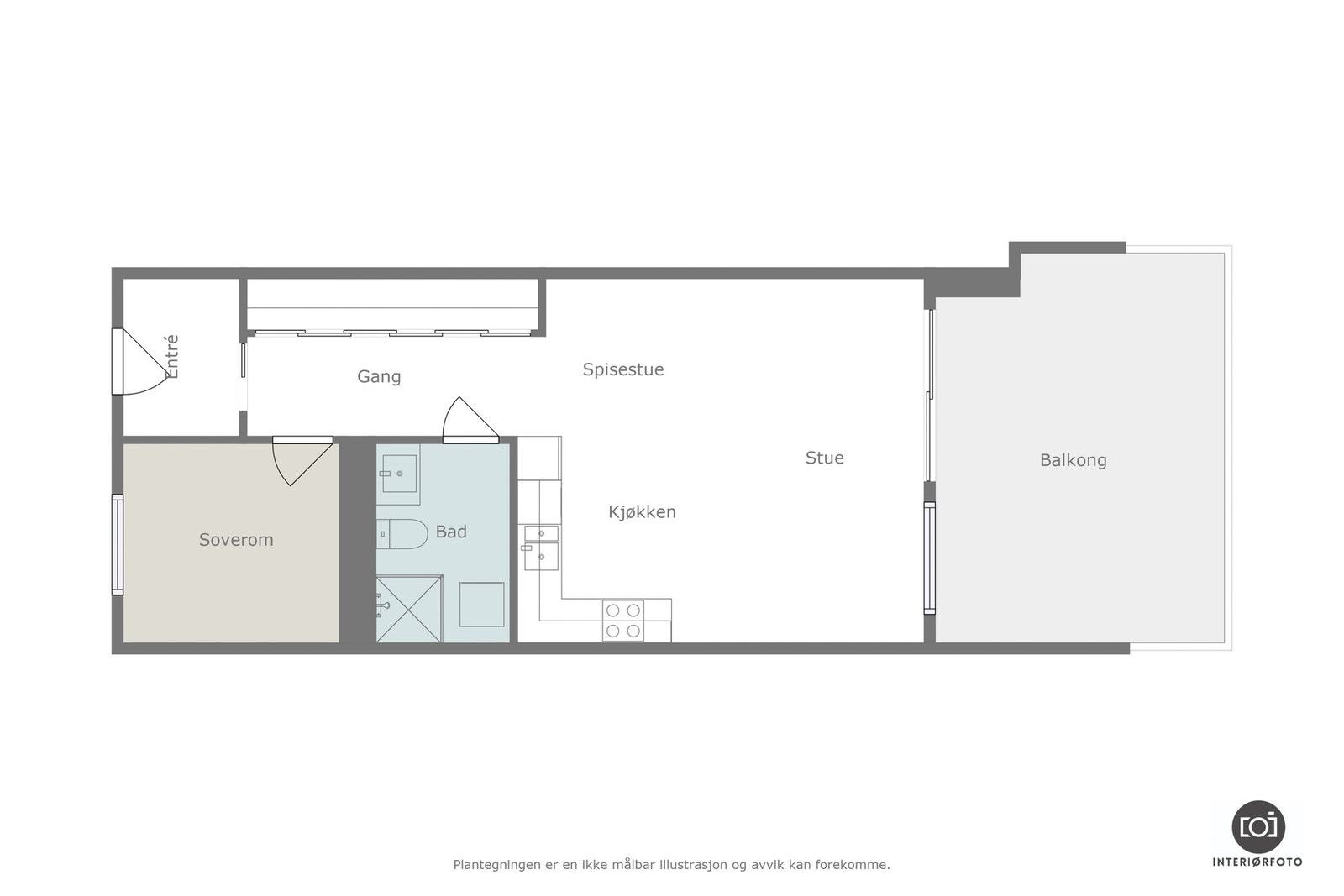 Plantegning Galleribilde
