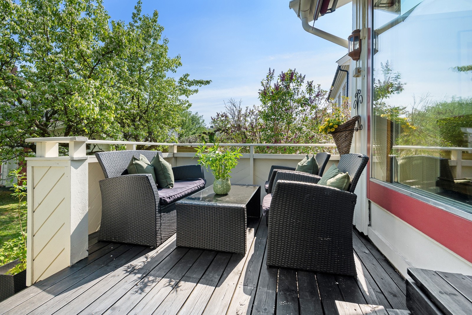 Herlig terrasse på 13,5 kvm. Galleribilde