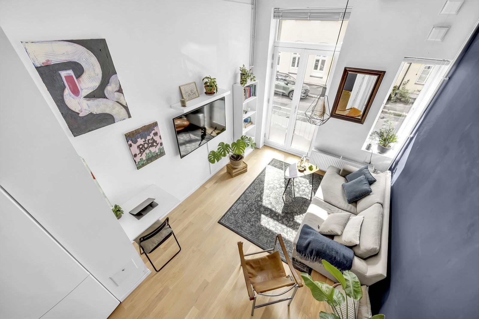 En lys, pen og arealeffektiv fabrikkleilighet med tilbaketrukket beliggenhet på Rodeløkka Galleribilde