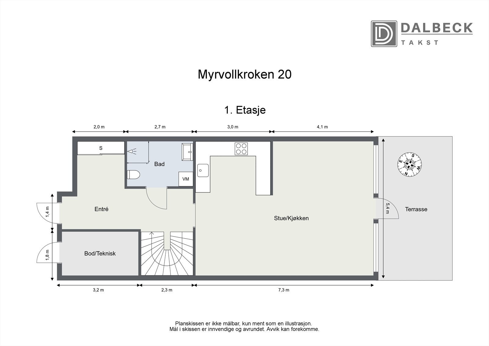 PLANTEGNING 1. ETG Galleribilde