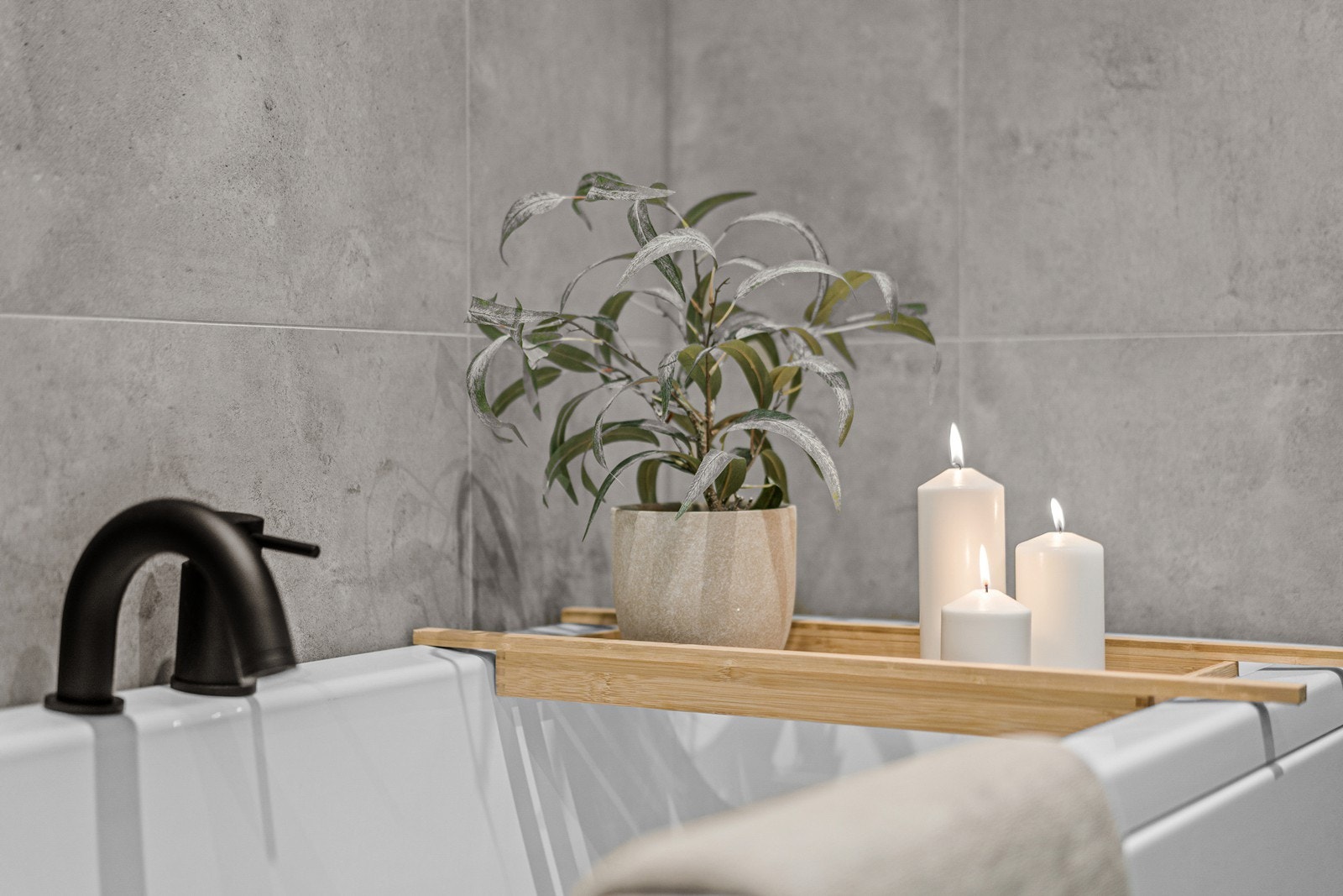 Detaljbilde - bad. Galleribilde