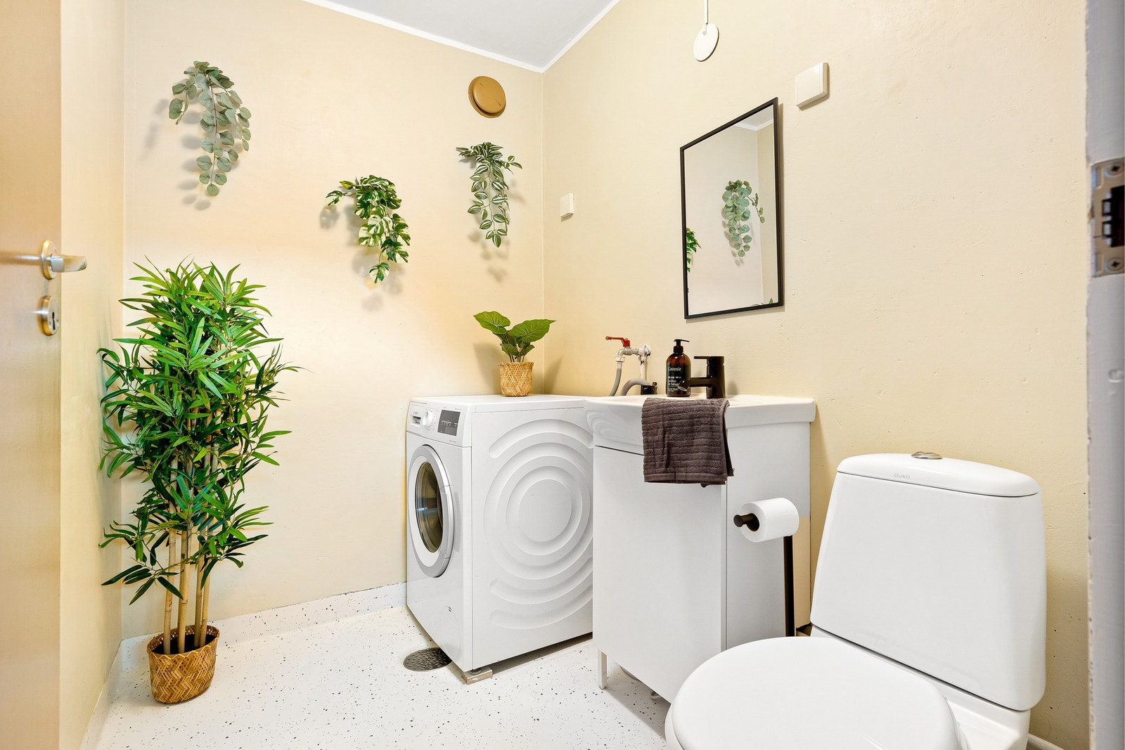 Pent vaskerom på 3 kvm. Galleribilde