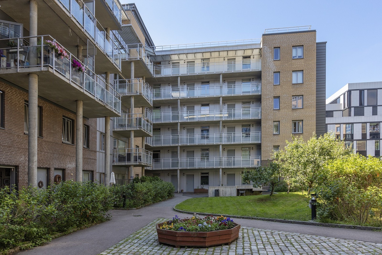 Gårdsrom Galleribilde