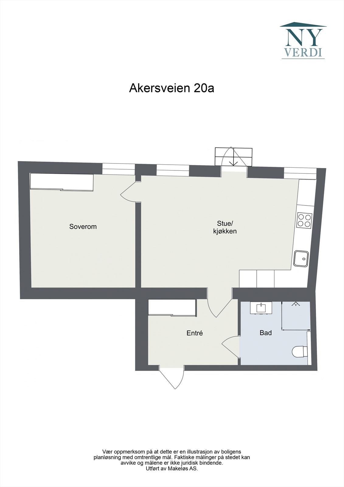 Plantegning. Galleribilde