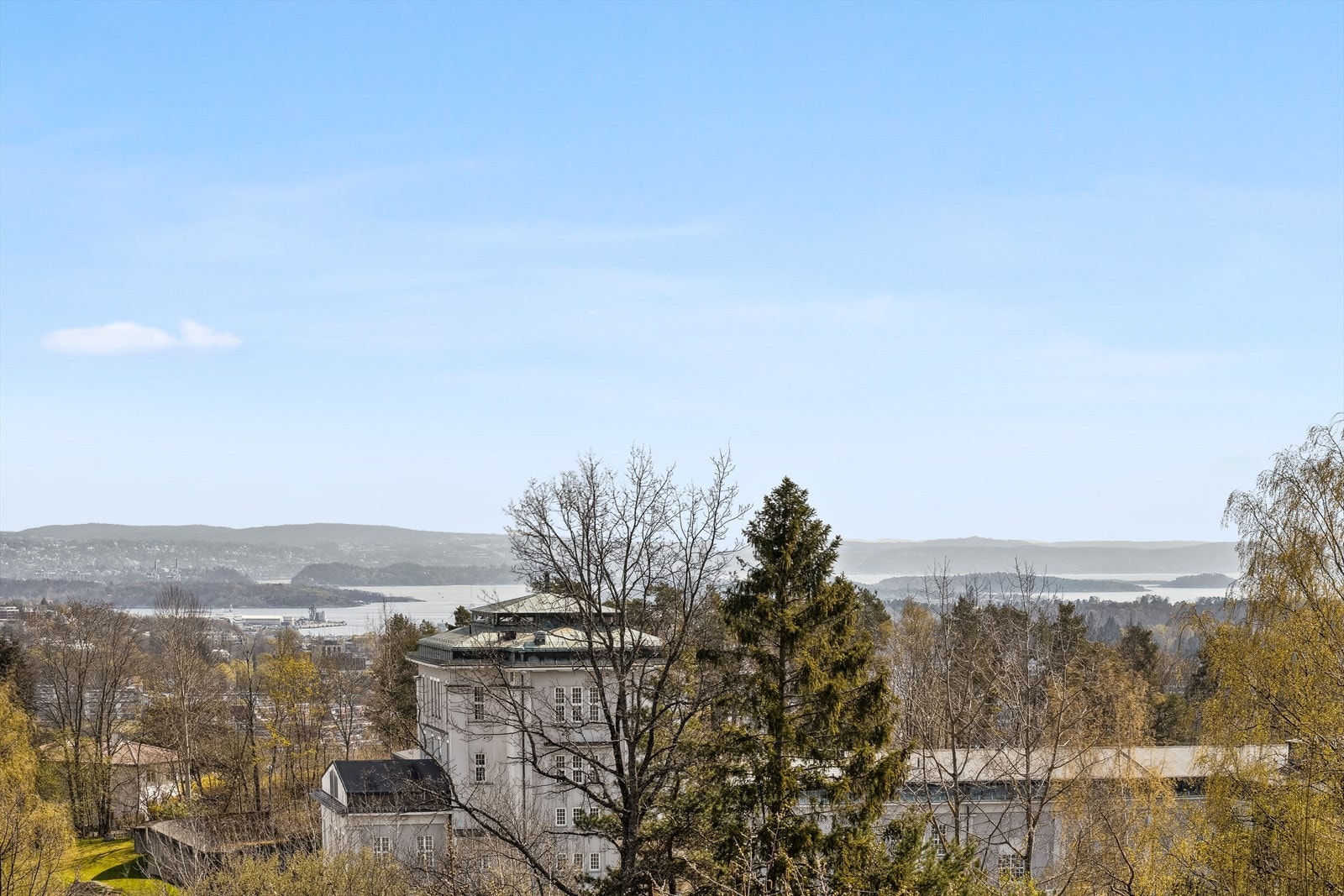 Utsikt fra balkongen Galleribilde