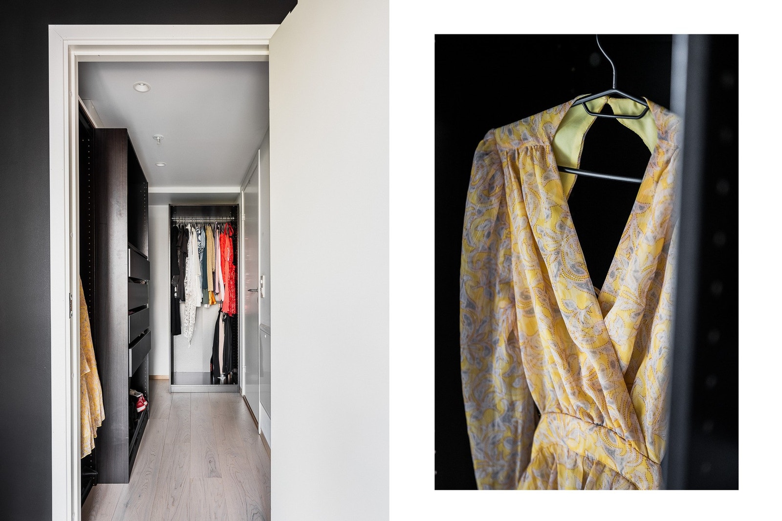 Innvendig bod/walk-in closet. Galleribilde