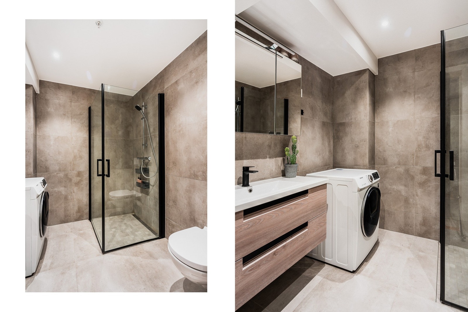 Garderoben har direkte adkomst til bad og hovedsoverom. Galleribilde