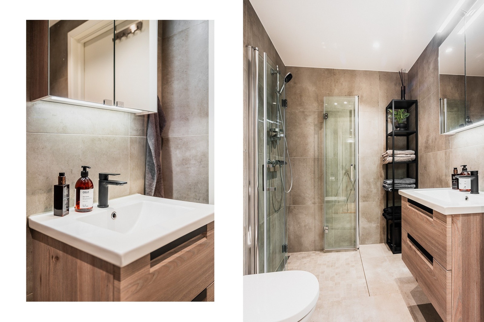 Baderom nr. 2. Adkomst fra entréen. Galleribilde