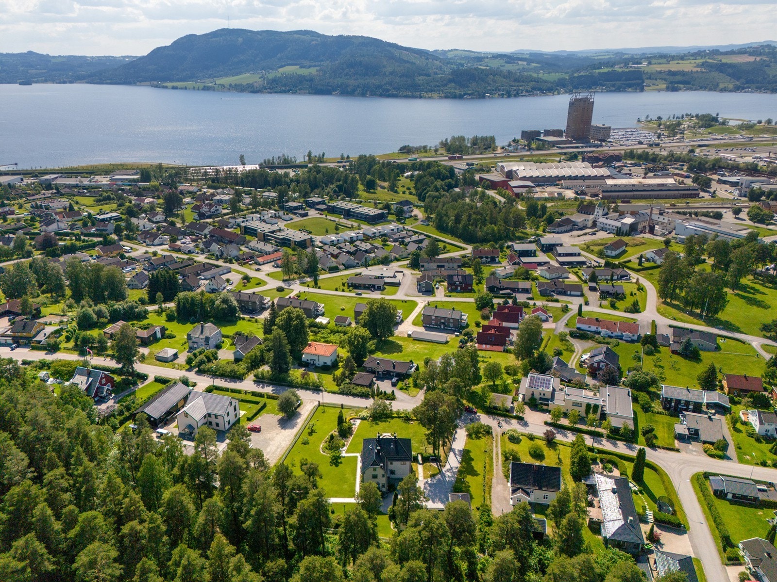 Dronefoto Galleribilde