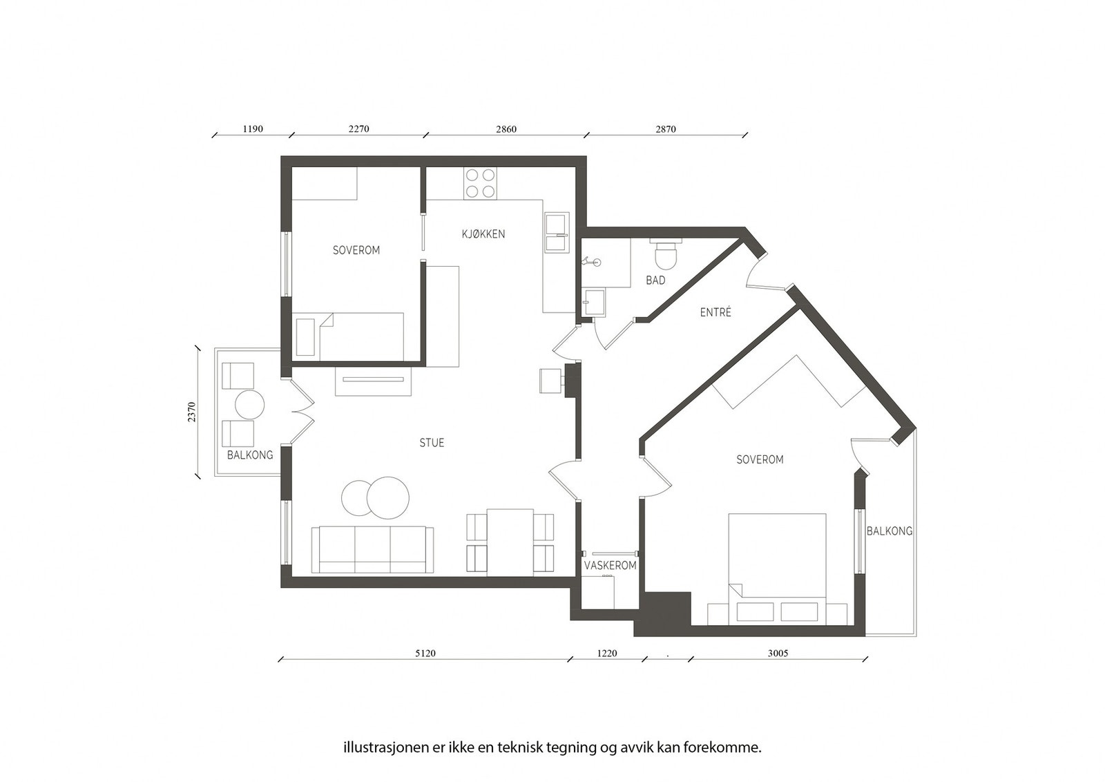 Plantegning. Galleribilde