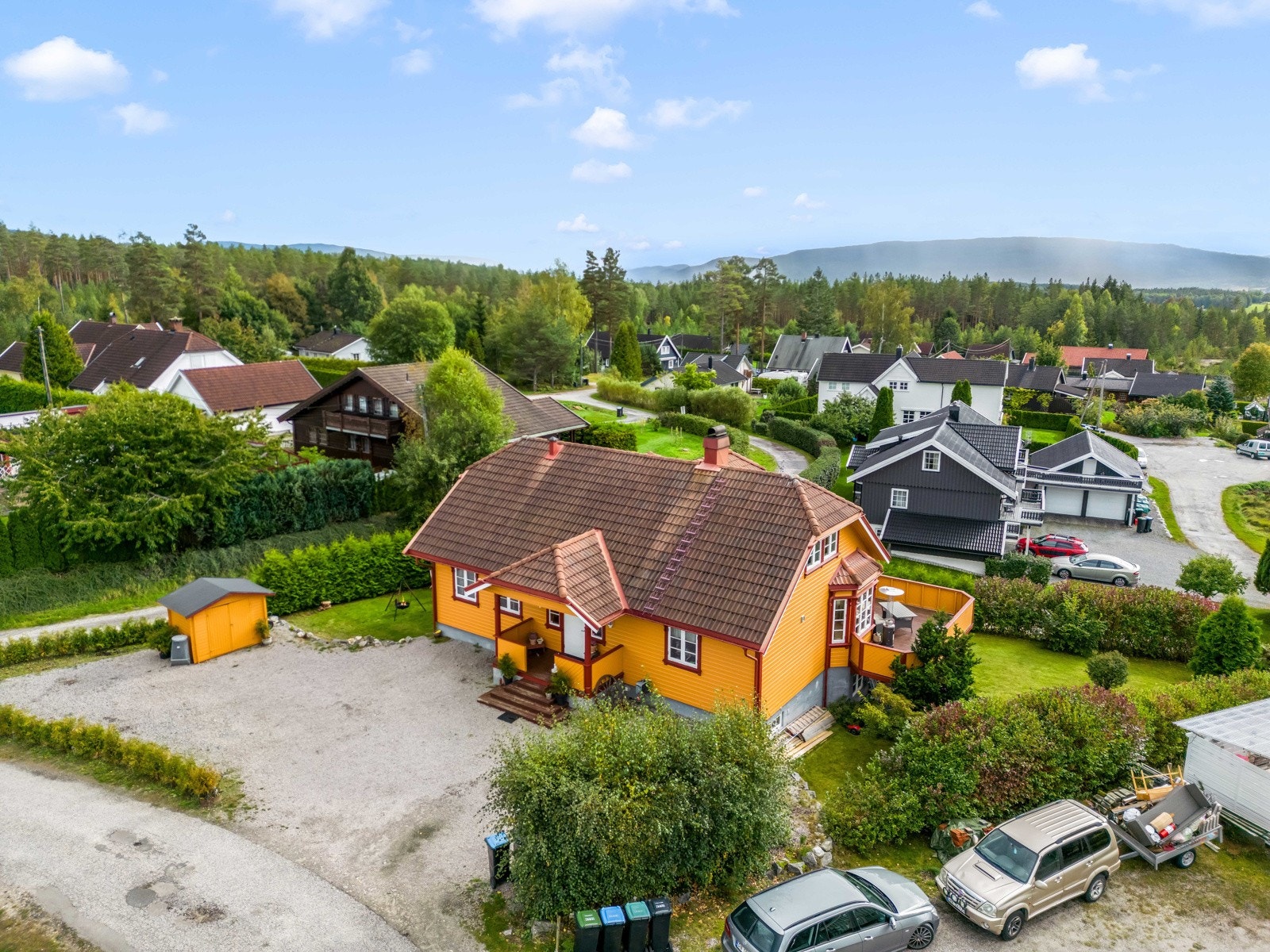 Dronefoto Galleribilde