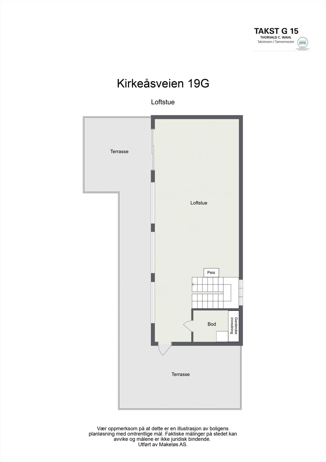 Plantegning for 2 etg Galleribilde