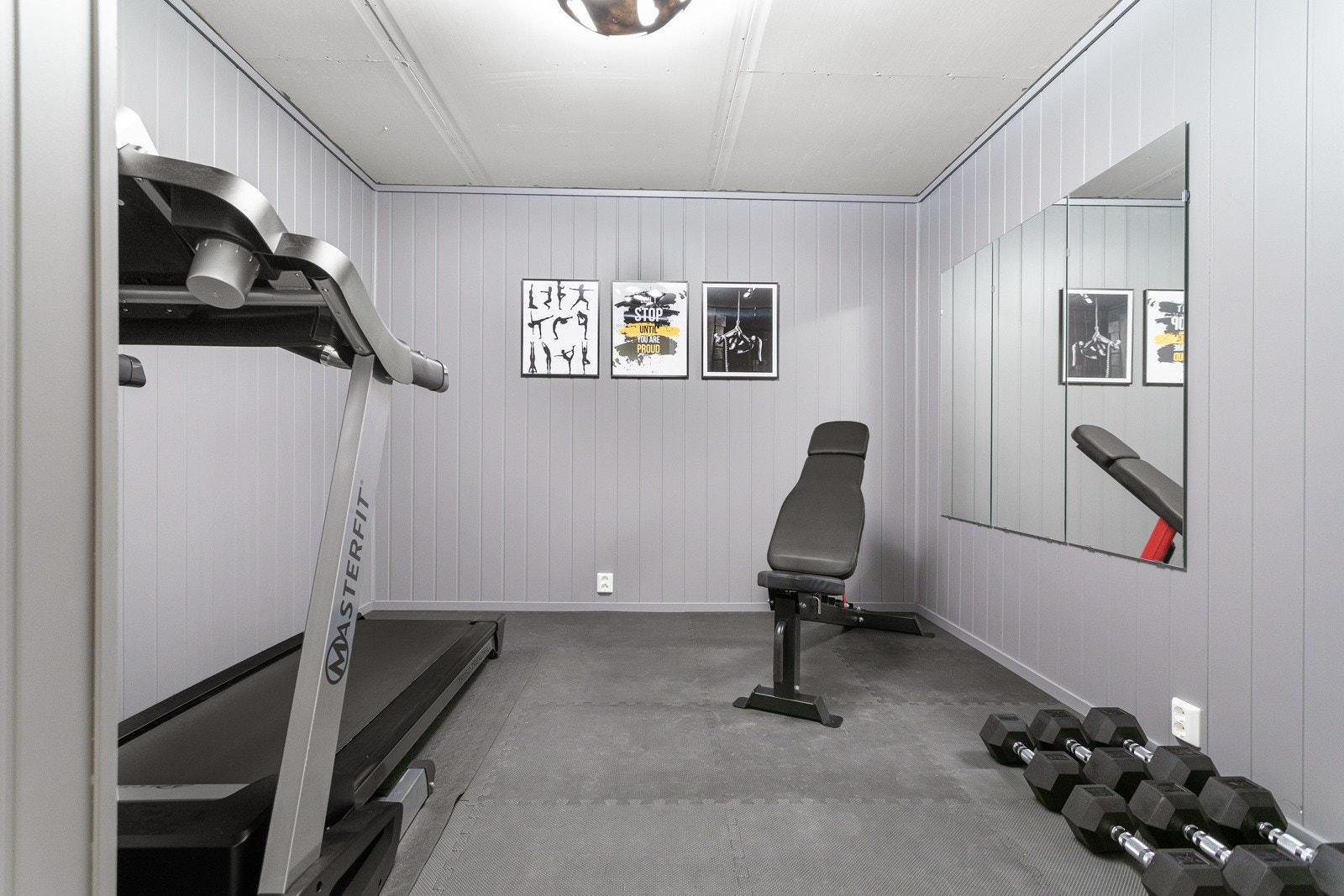 Utstyr i trimrom kan medfølge etter avtale. Galleribilde