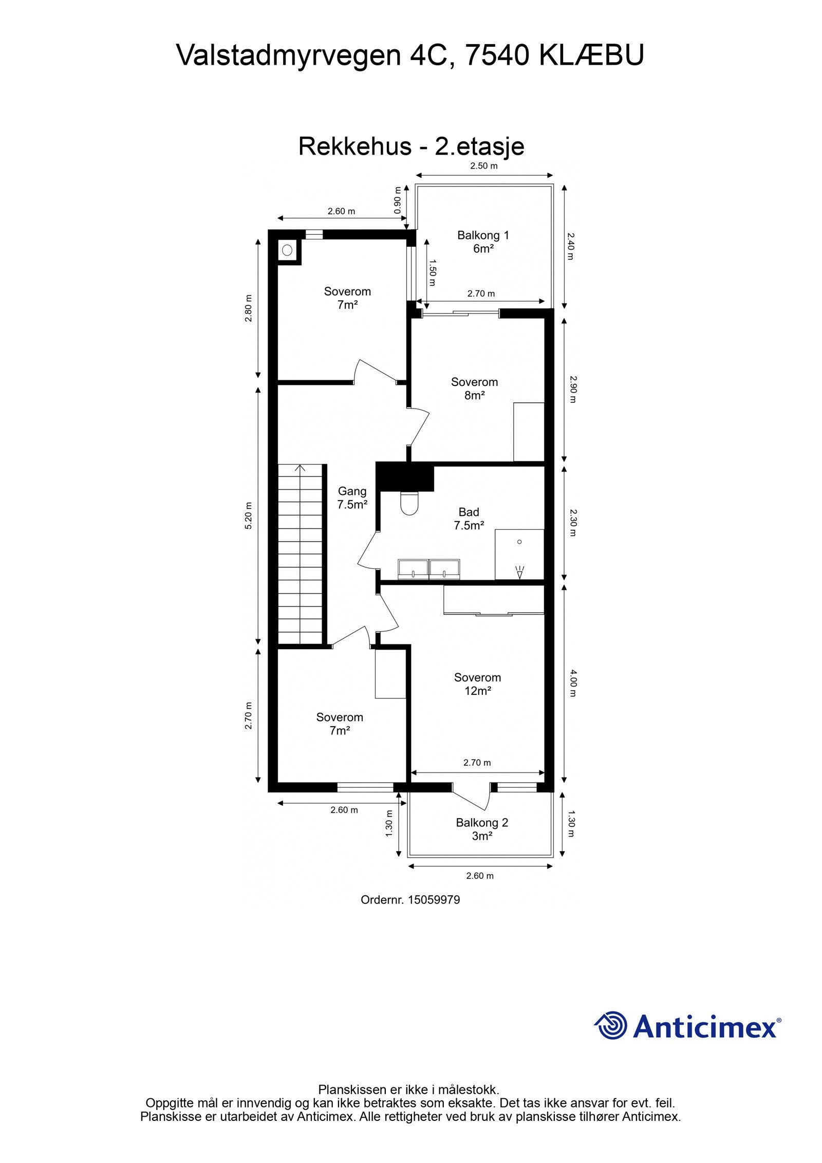 Plantegning - Etasje 2 Galleribilde