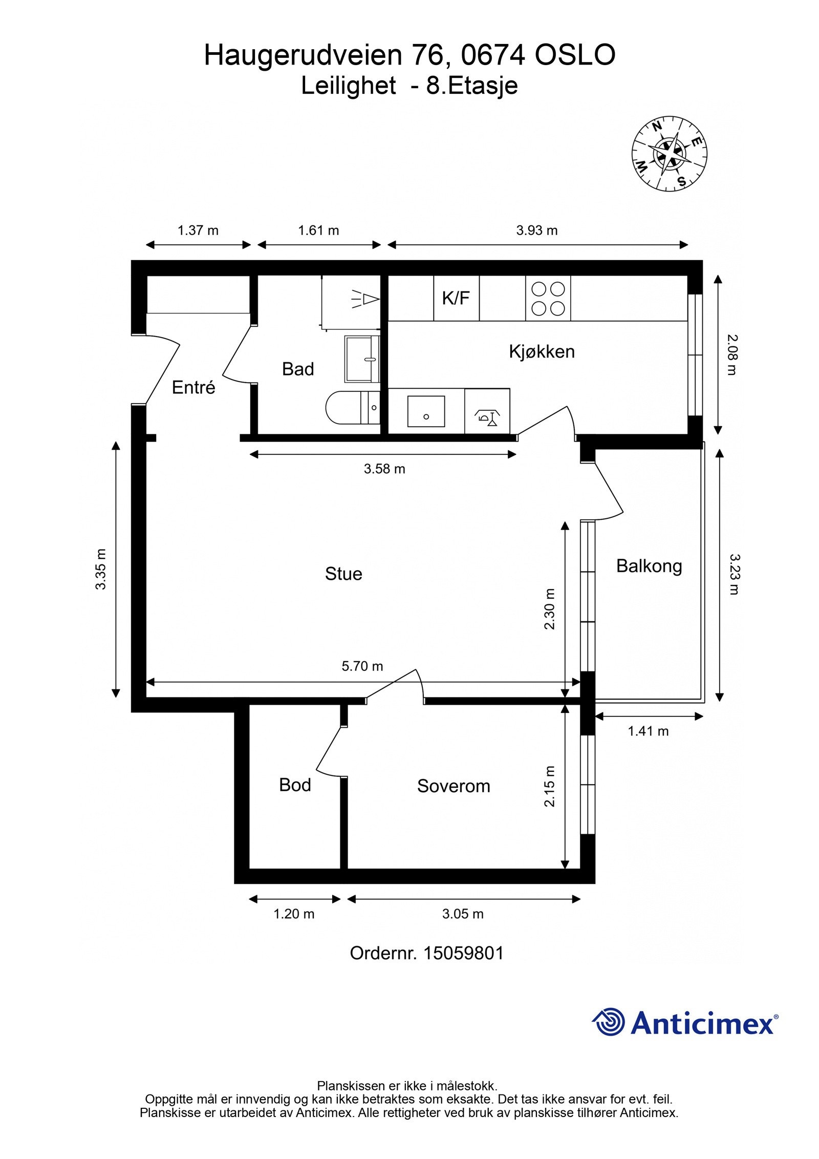 Plantegning Galleribilde