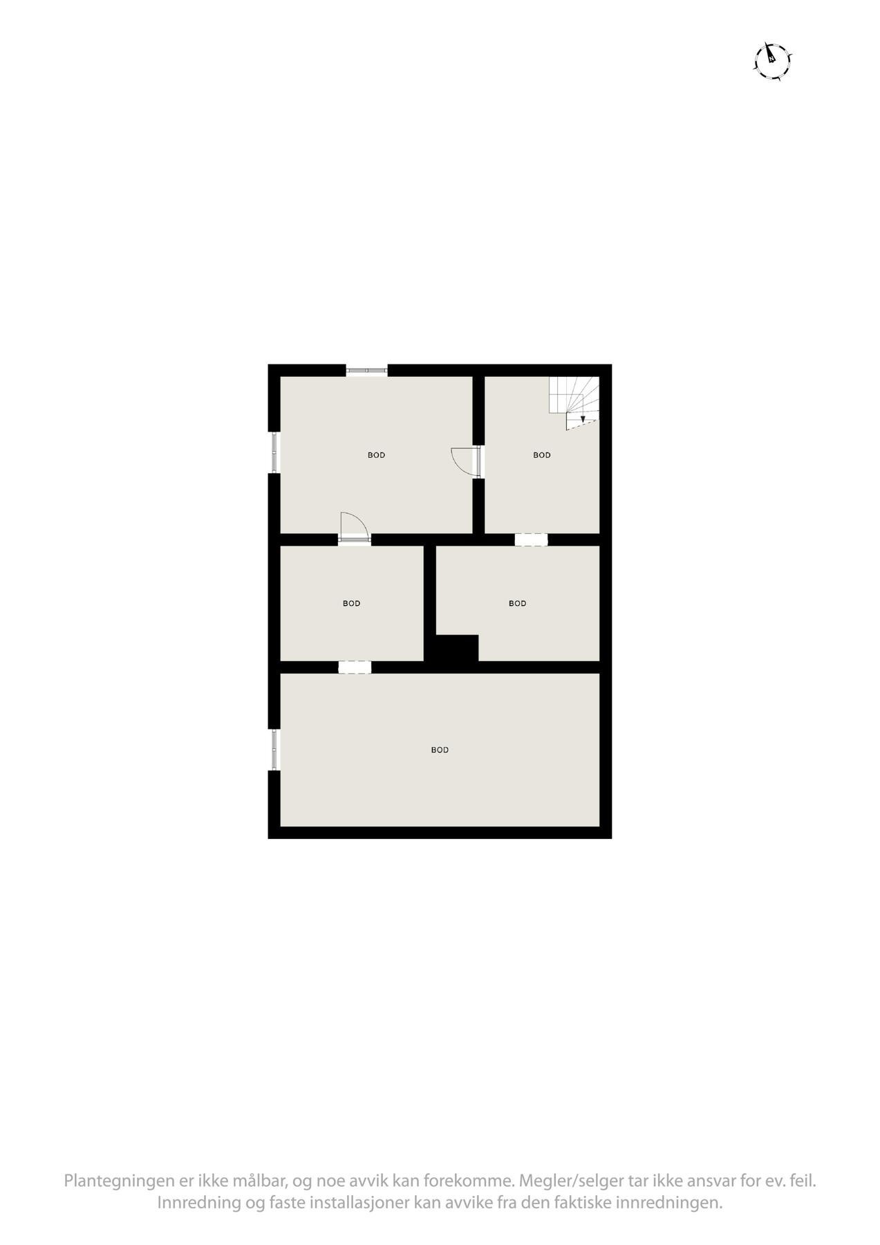 Plantegning kjeller Galleribilde