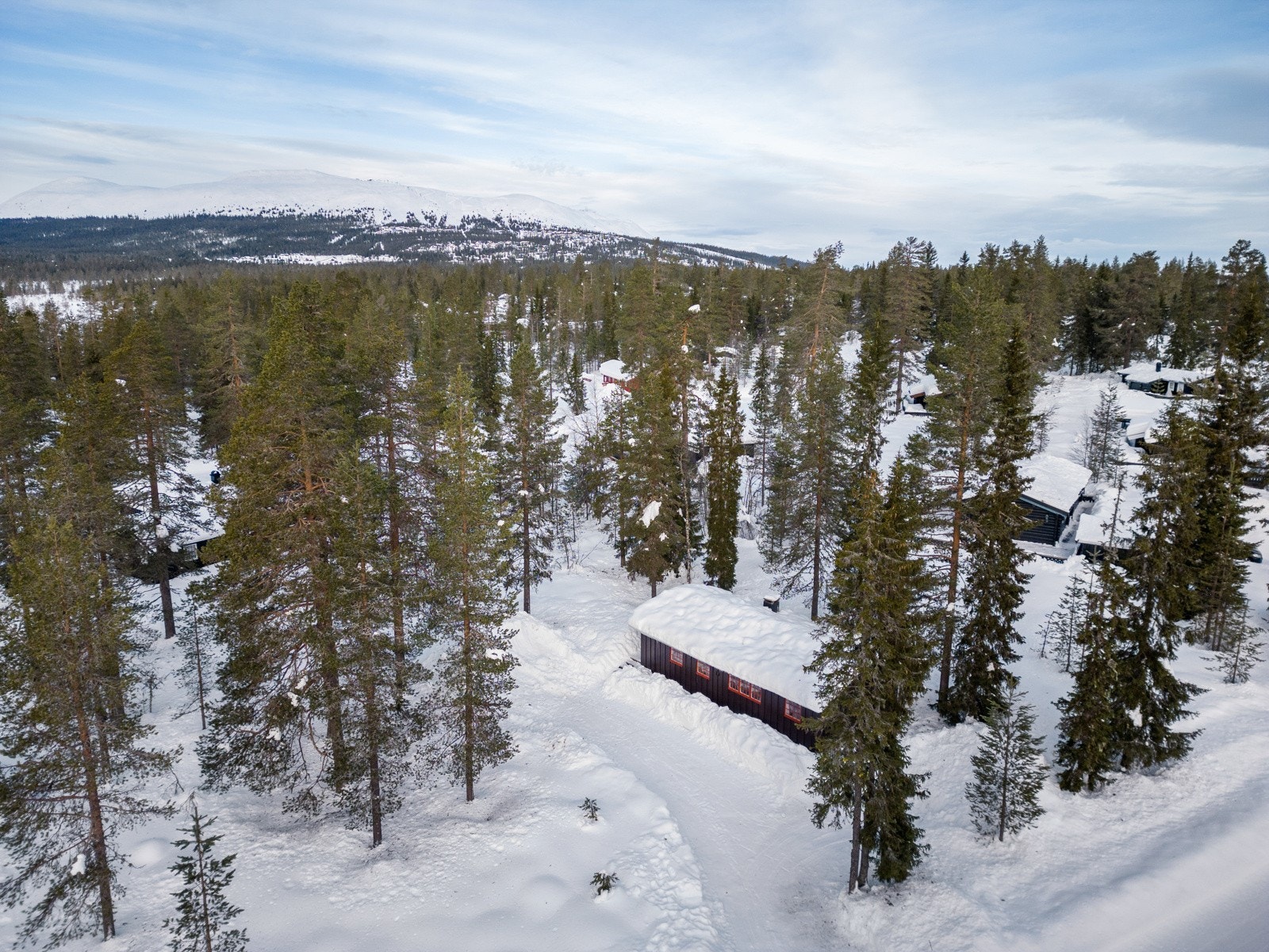 Hytte med attraktiv beliggenhet på Mosetra i Trysilfjellet Sør. Galleribilde