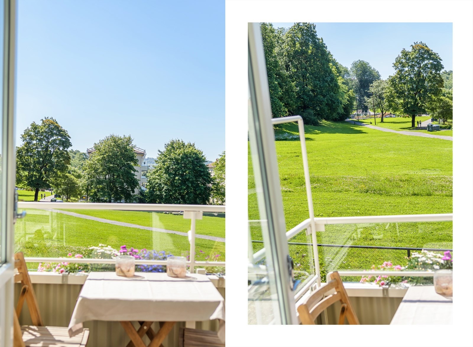 Her kan man nyte rolige og varme sommerdager med hyggelig utsikt Galleribilde