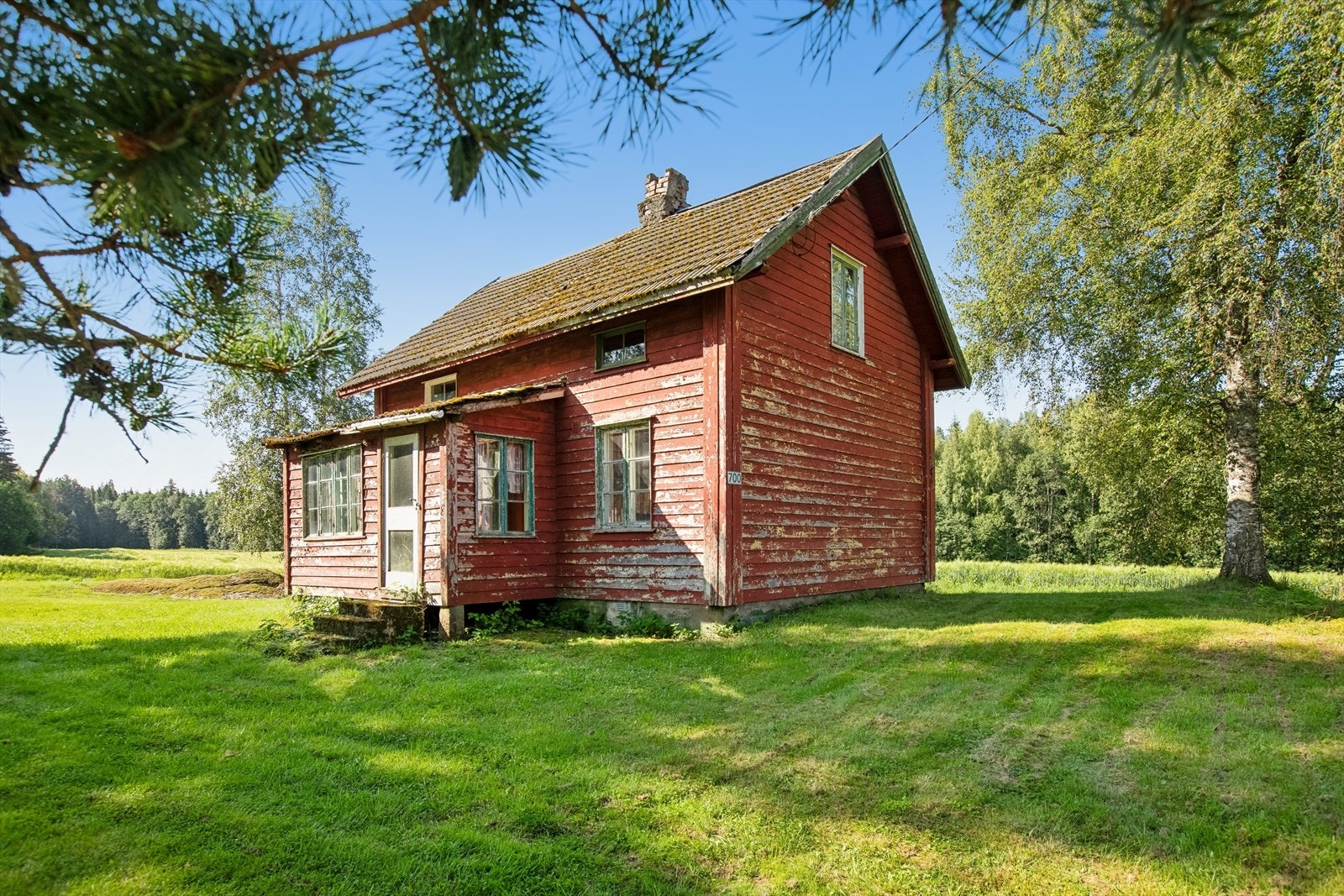 Det gamle våningshuset er antatt bygget i 1859 Galleribilde