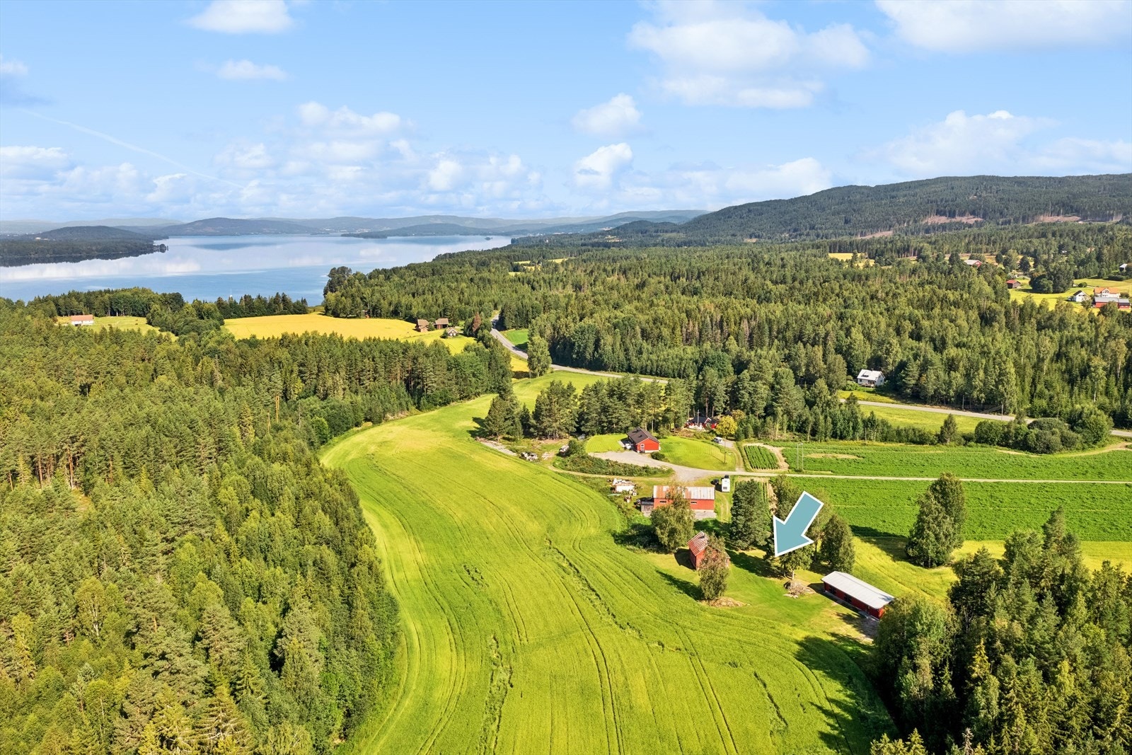 Landlig og idylliske omgivelser. Galleribilde