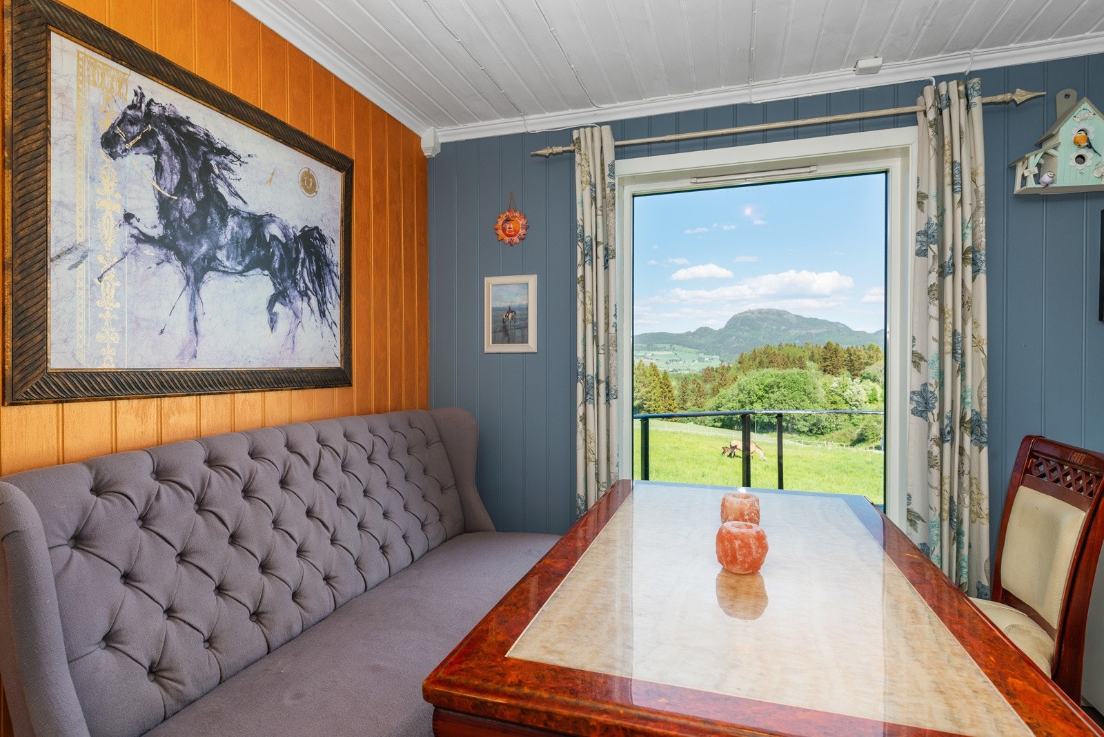 Flott utsikt fra spisestua. Galleribilde