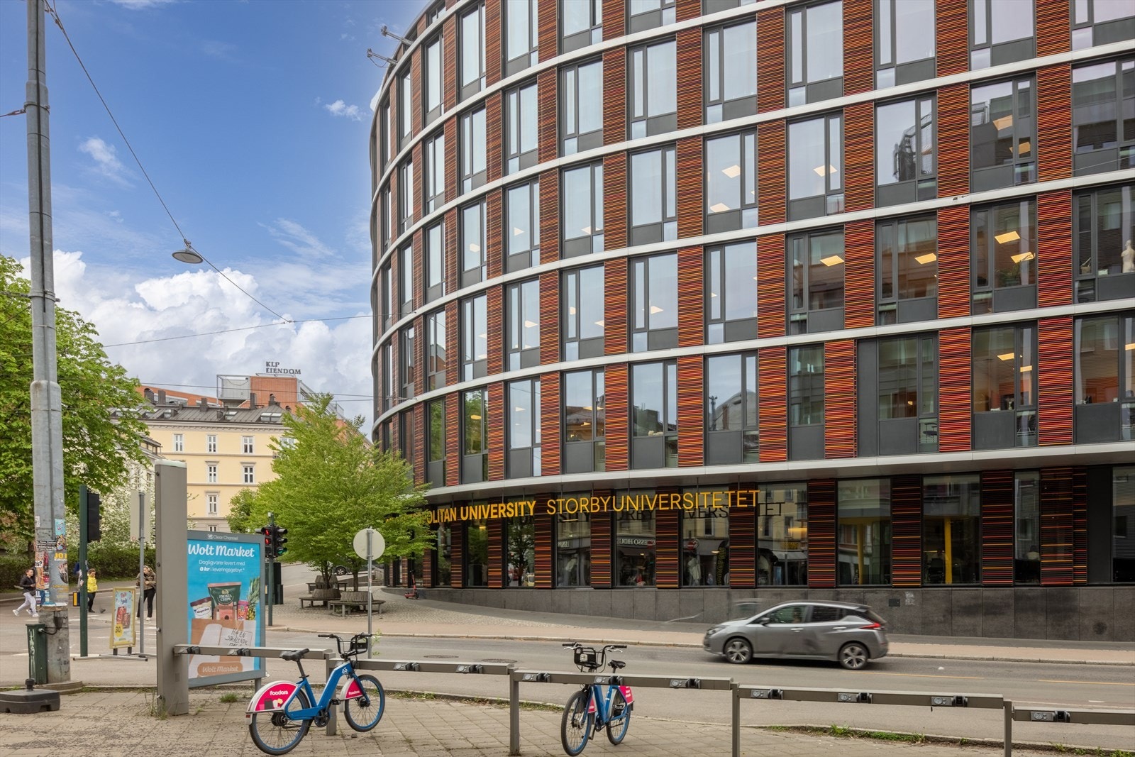 Det er kort vei til Bislett og OsloMet Galleribilde