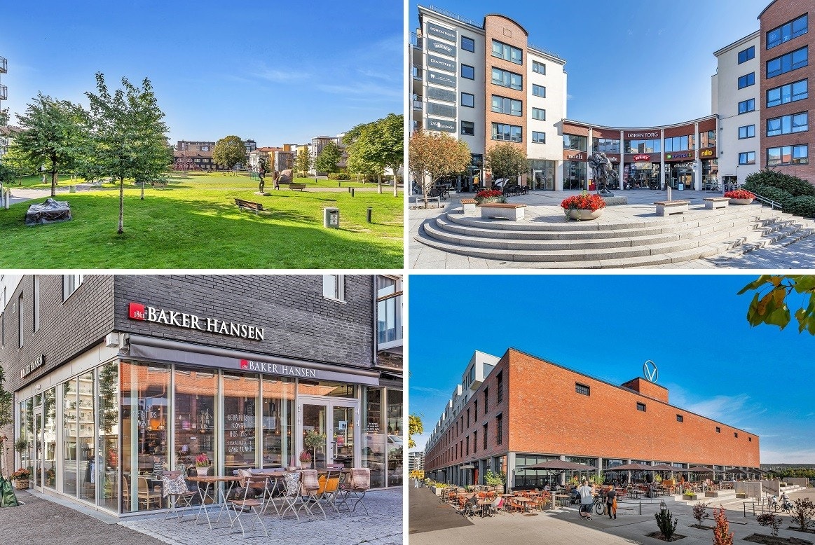 En spasertur opp bakken til Løren finner du blant annet Løren Torg, Peer Gynt-parken og Vinslottet. Galleribilde
