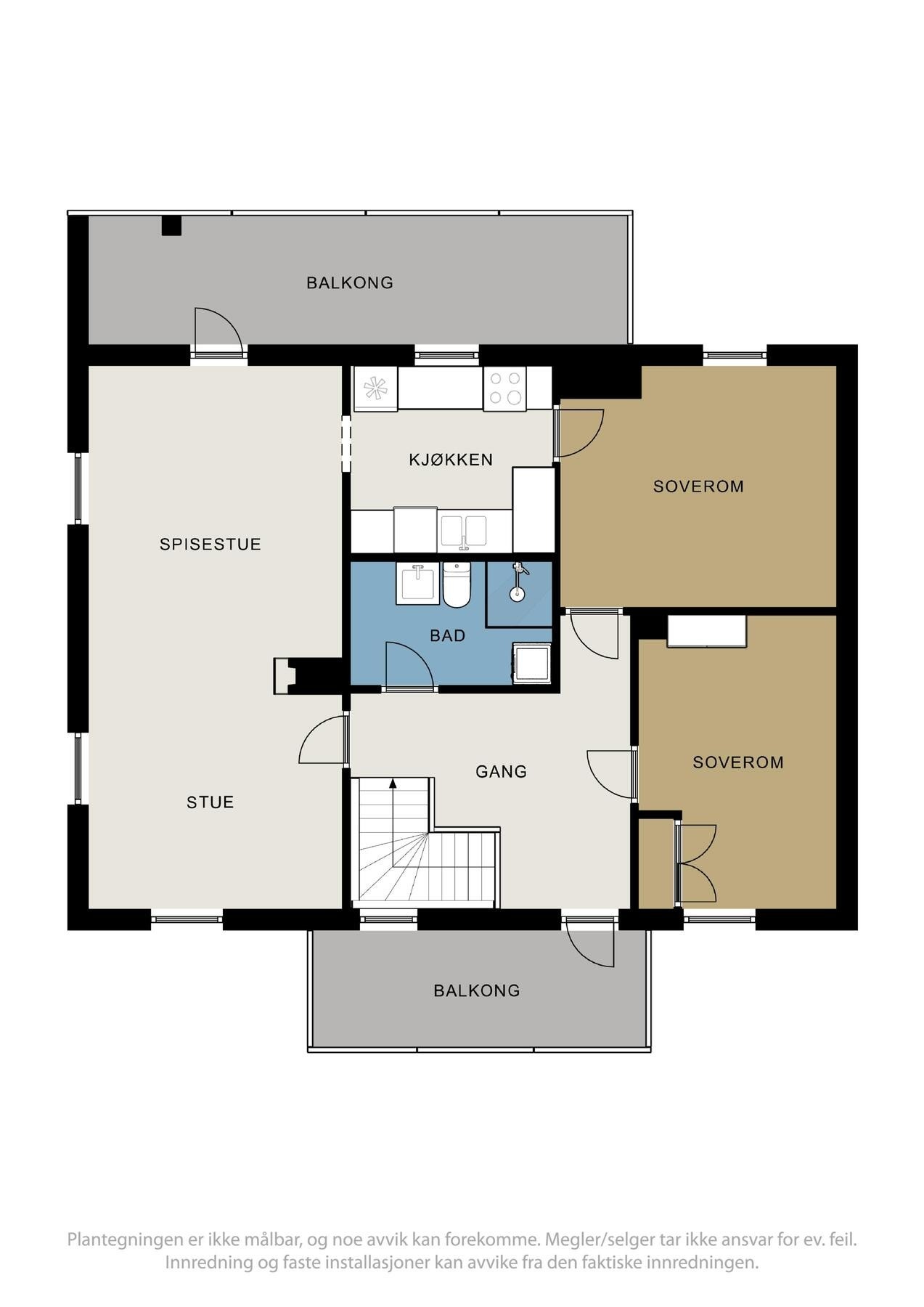 Planskisse 2. etasje Galleribilde