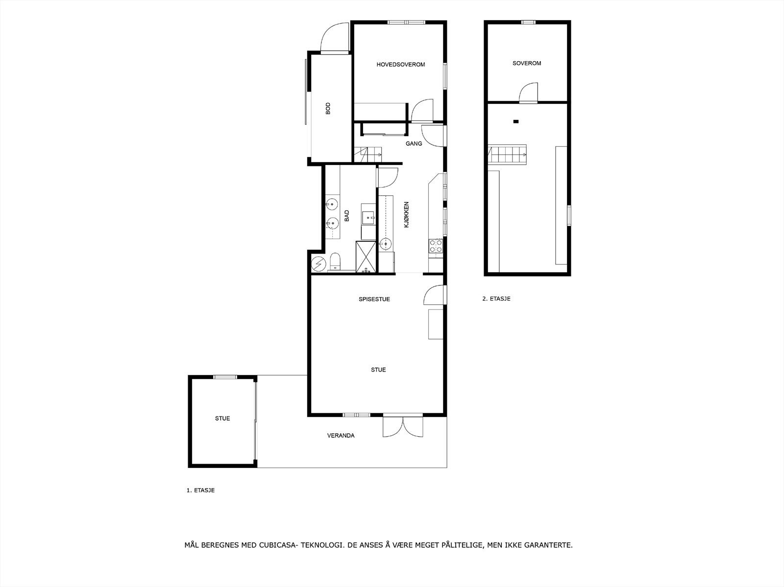 Plantegninger anneks. Galleribilde