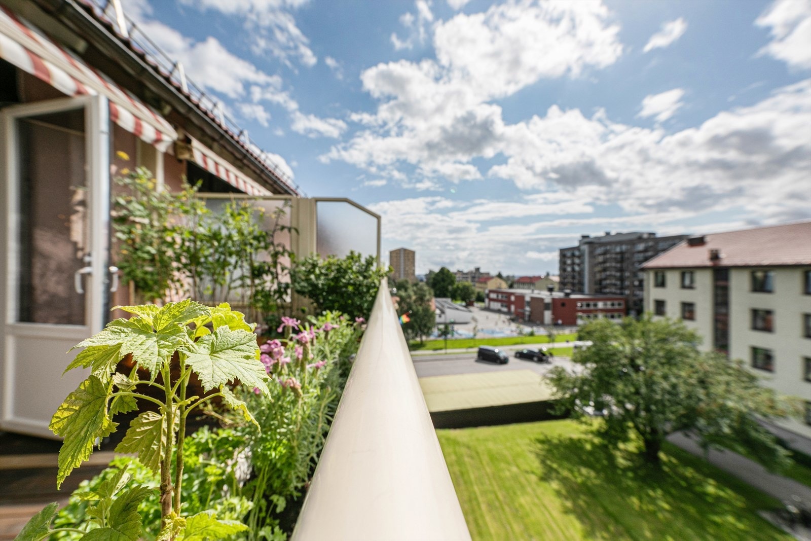 Flott utsyn fra balkongen. Galleribilde