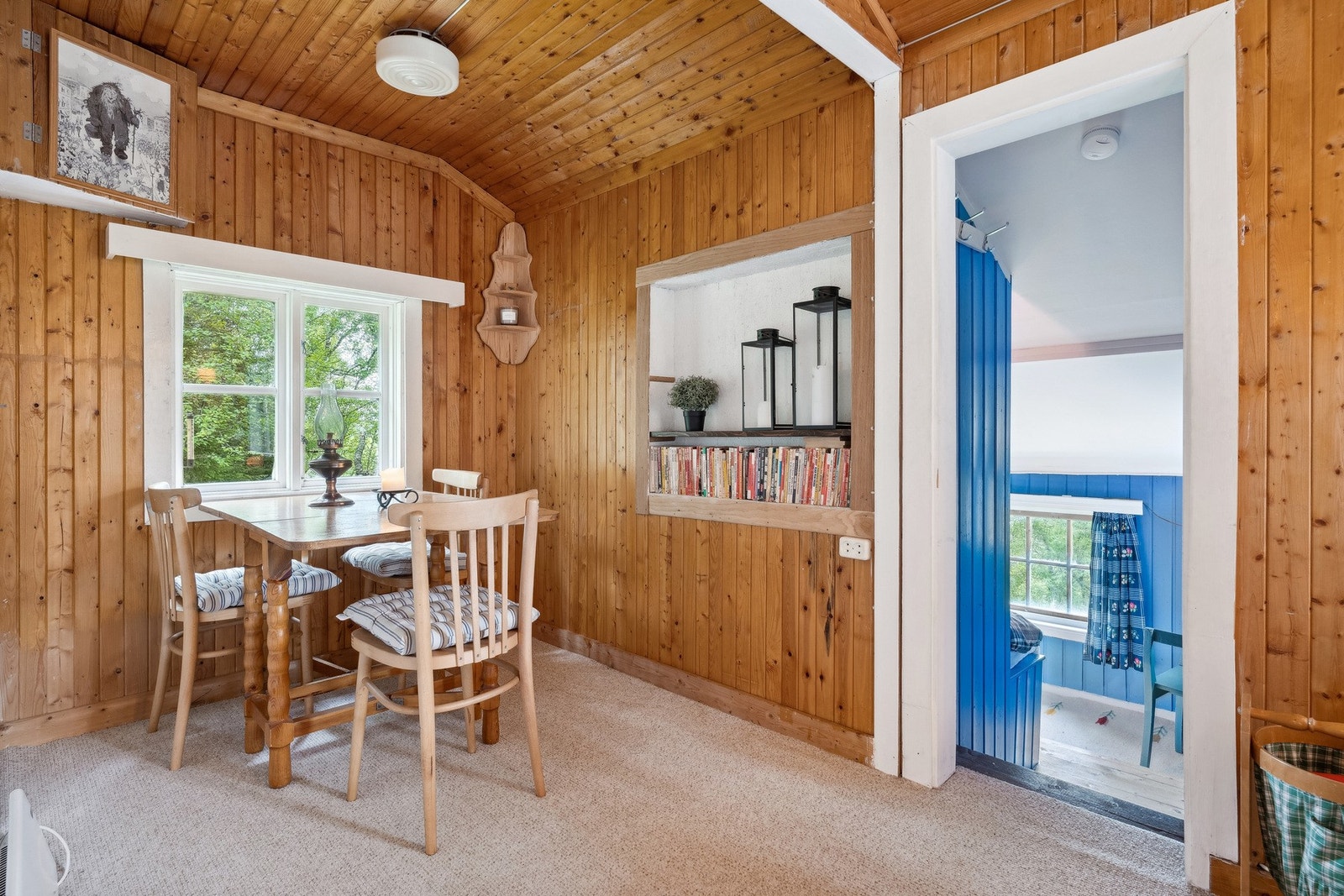 Hytta har innlagt strøm Galleribilde