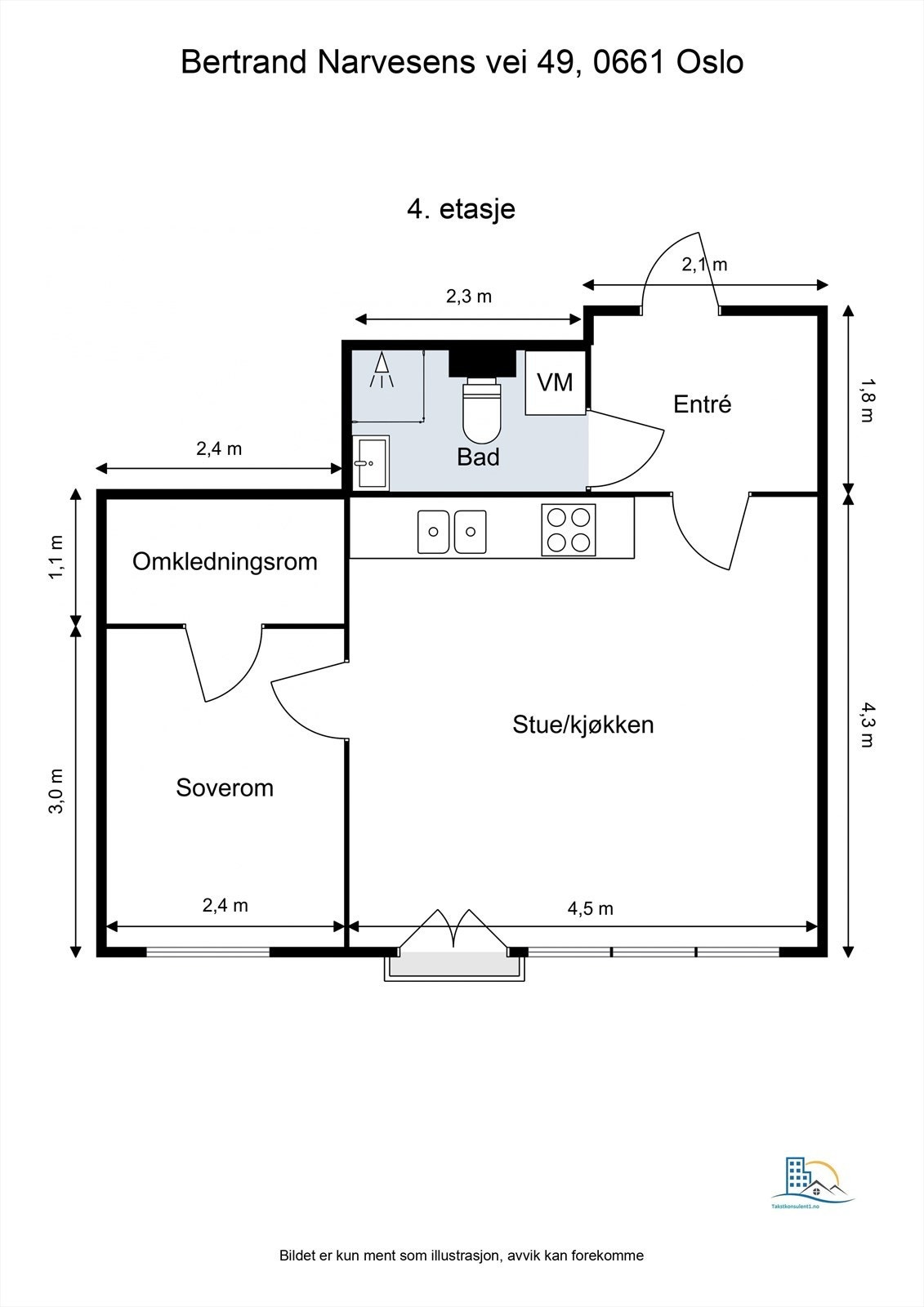 Plantegning Galleribilde