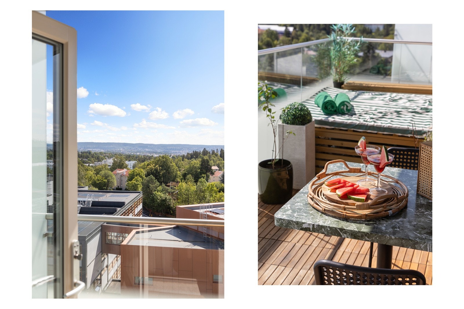 Stuen er lys og luftig med store vindusflater mot balkongen. Vinduer og balkongdør med tre-lags glass fra 2020. Galleribilde