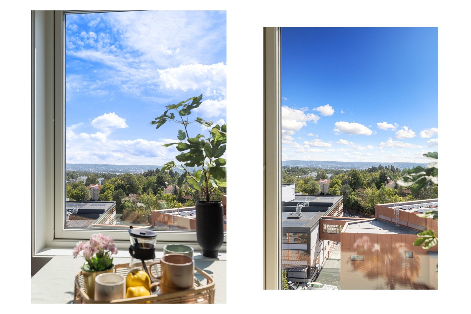 Utsikten fra leiligheten er virkelig formidabel, og kan nytes fra flere rom. Galleribilde