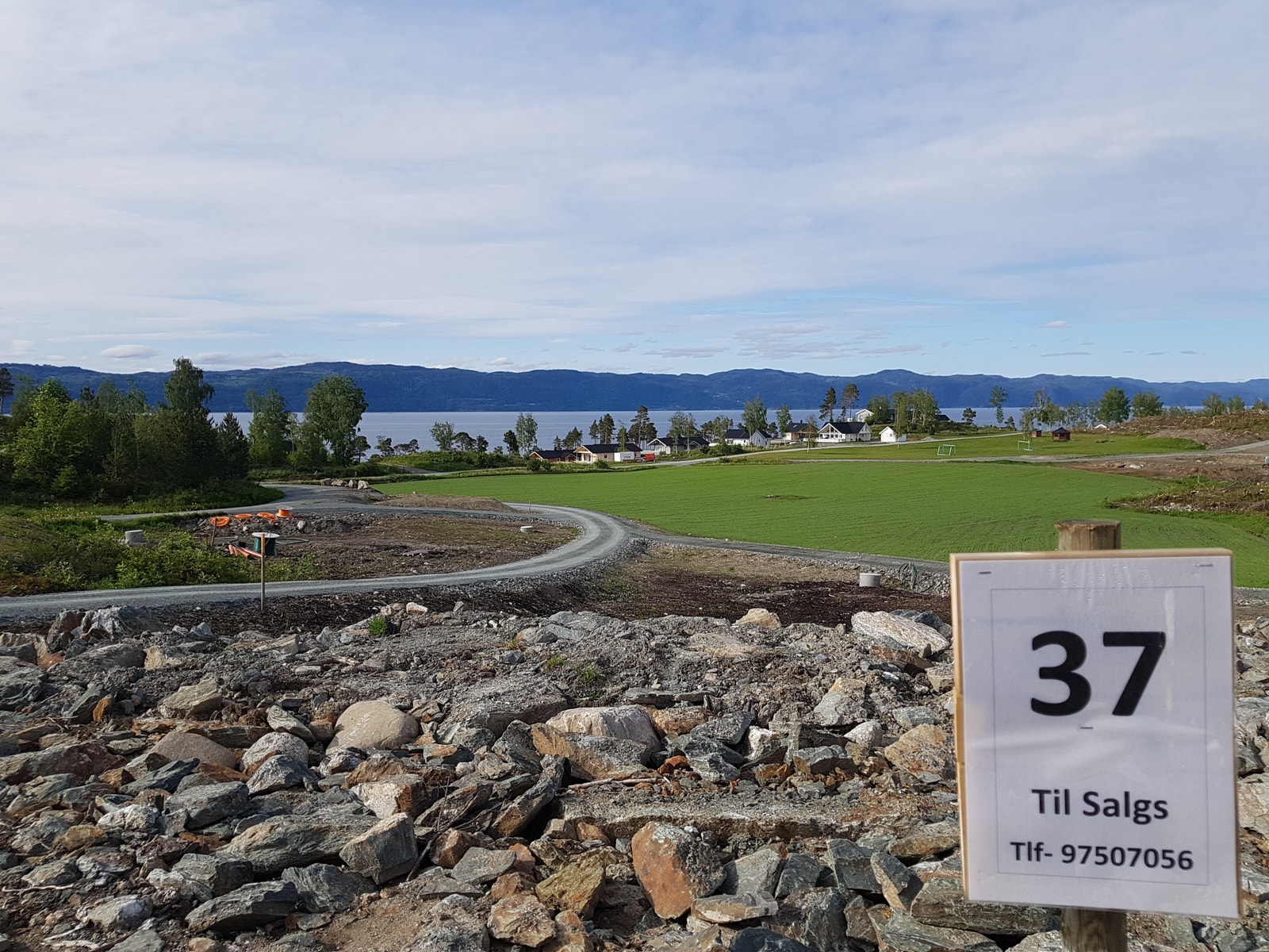 Hytta kan også bygges på tomt 37 i Sandberga hyttefelt til samme pris. Galleribilde