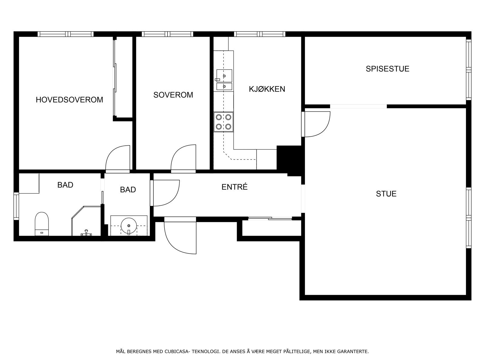 Plantegning Galleribilde