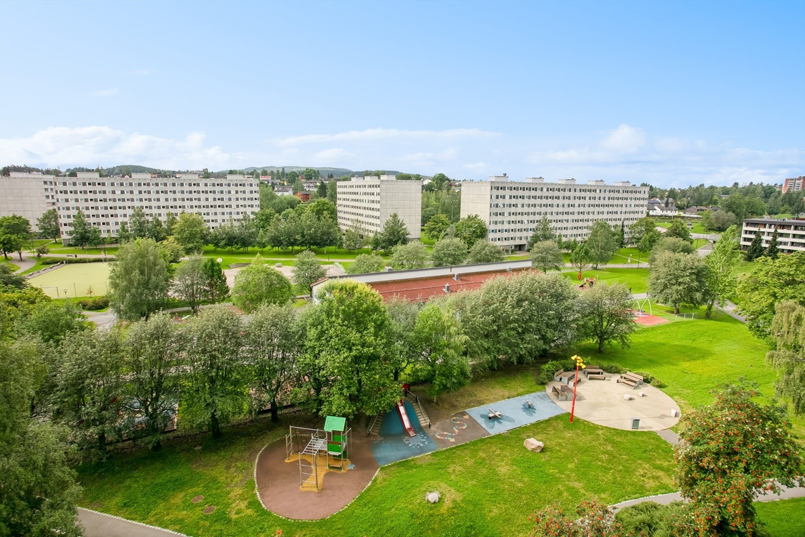 Utsikt fra balkongen. Galleribilde