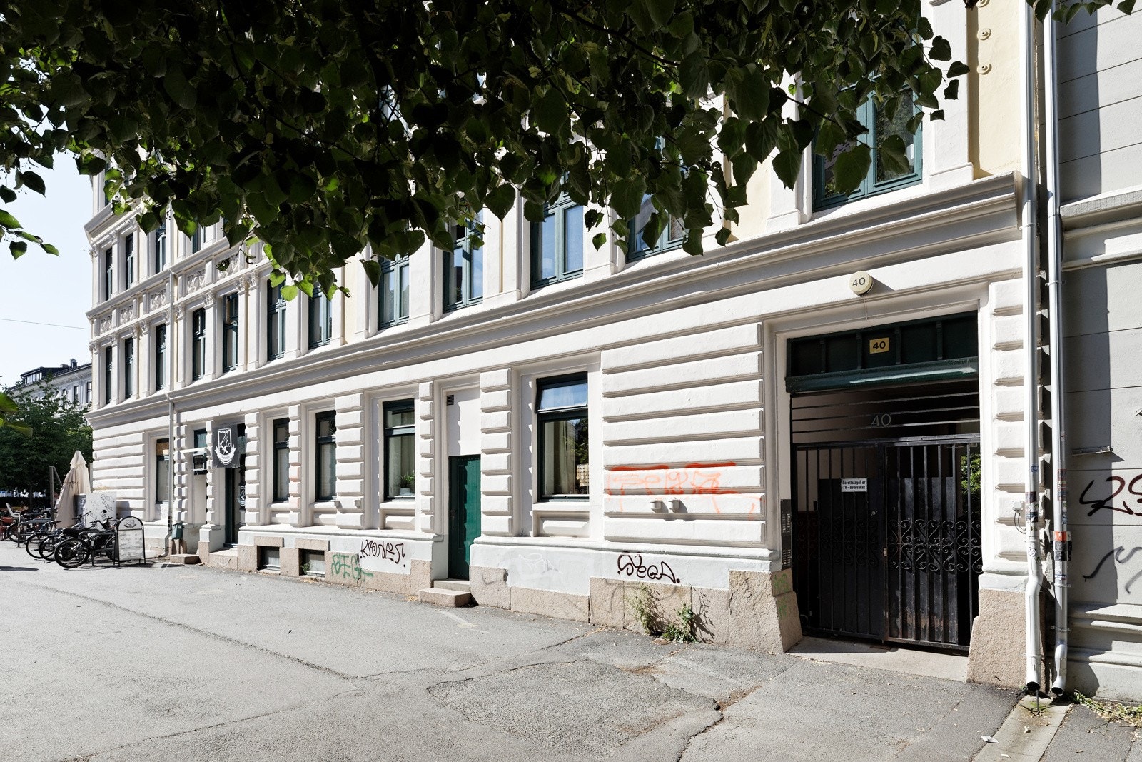 Inngangsparti til Humlegården borettslag Galleribilde